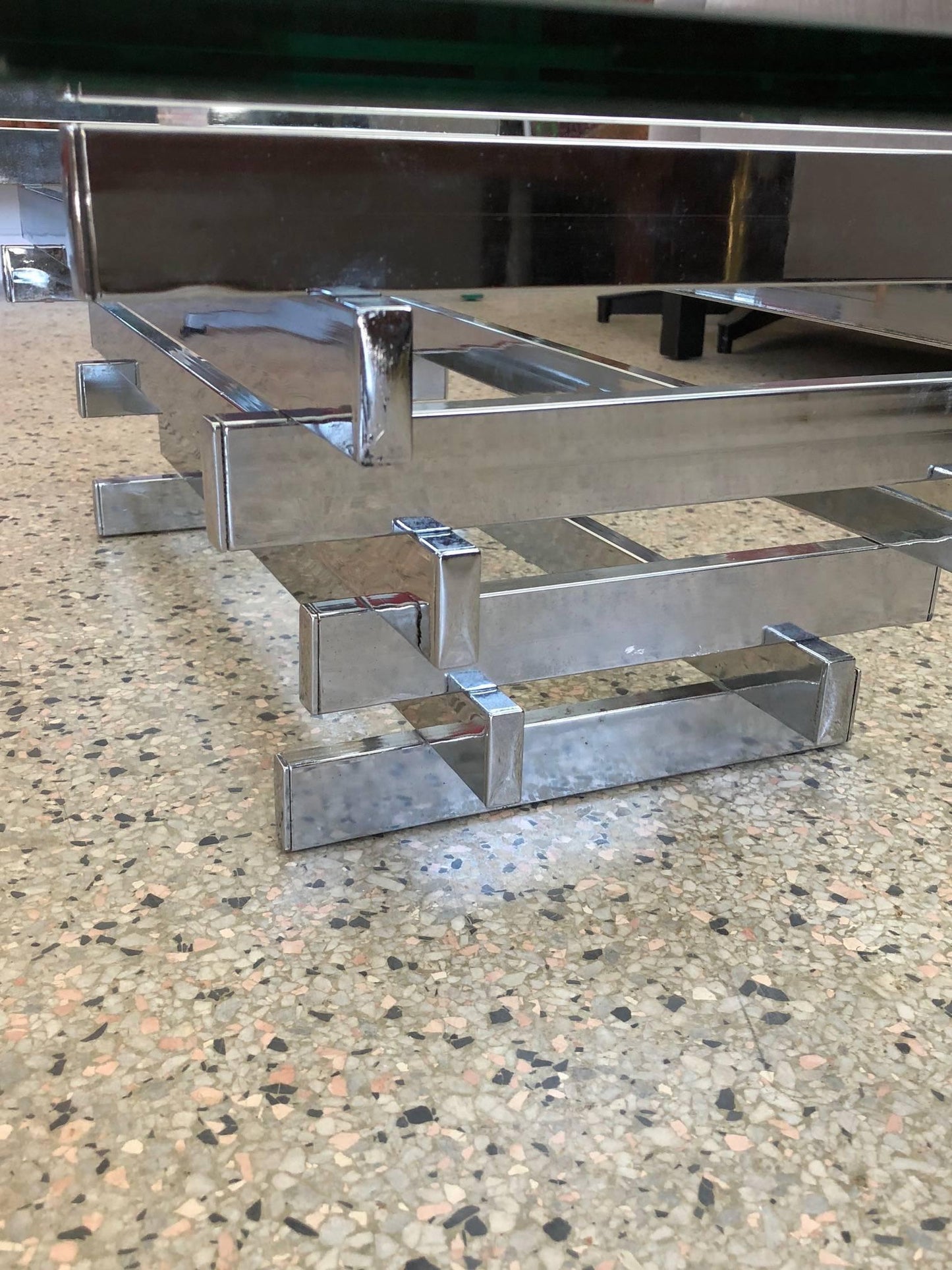 Frisman Vintage David Hicks Stacked "Sculpture" Table, circa 1960s
