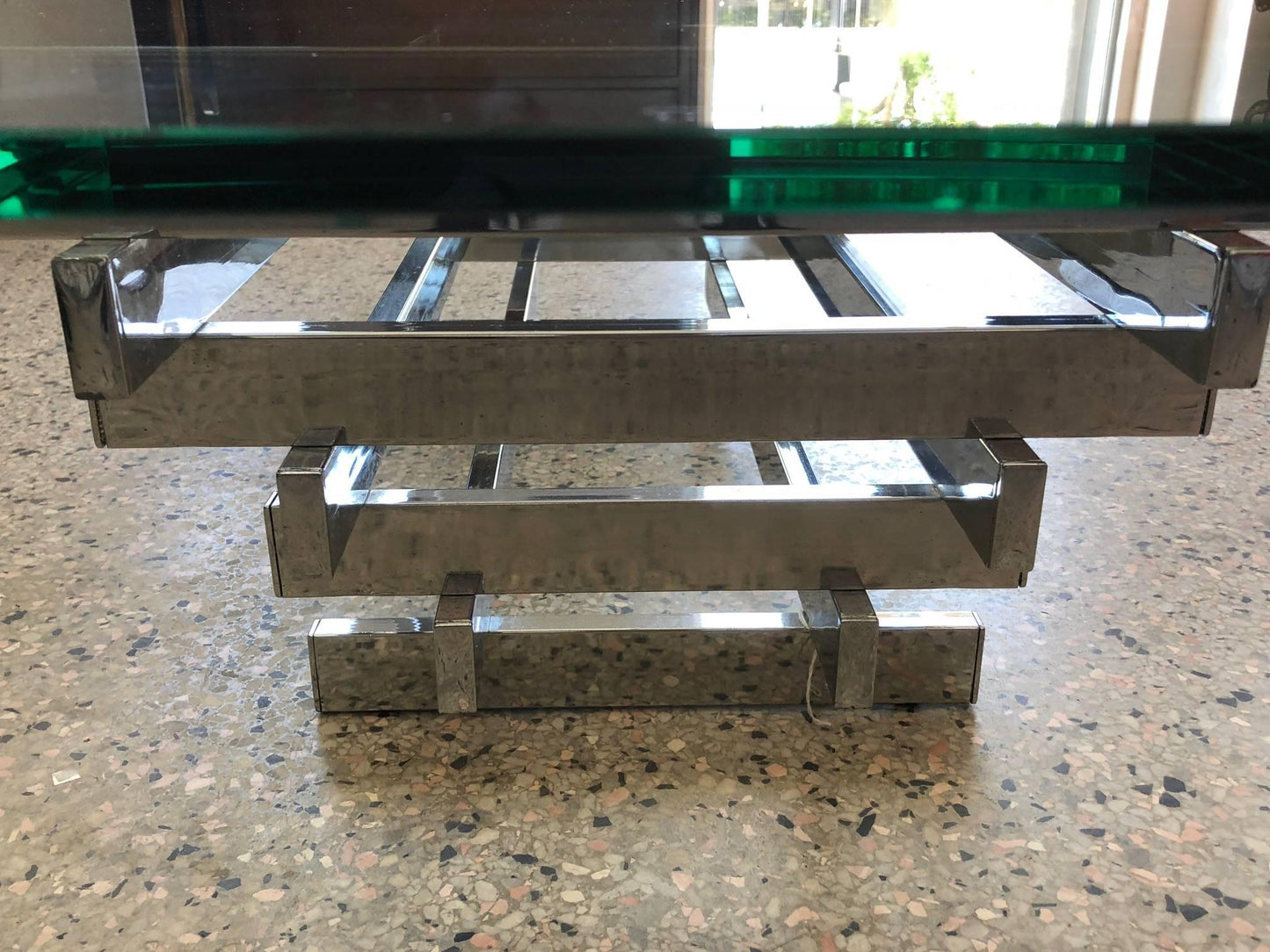 Frisman Vintage David Hicks Stacked "Sculpture" Table, circa 1960s