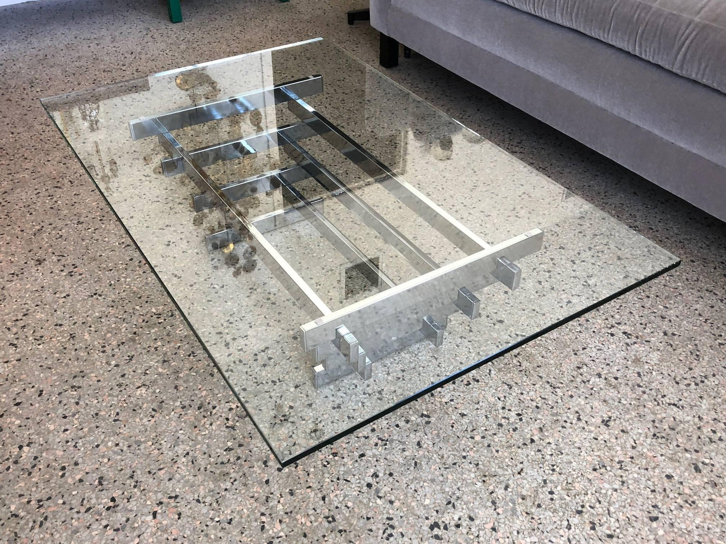 Frisman Vintage David Hicks Stacked "Sculpture" Table, circa 1960s