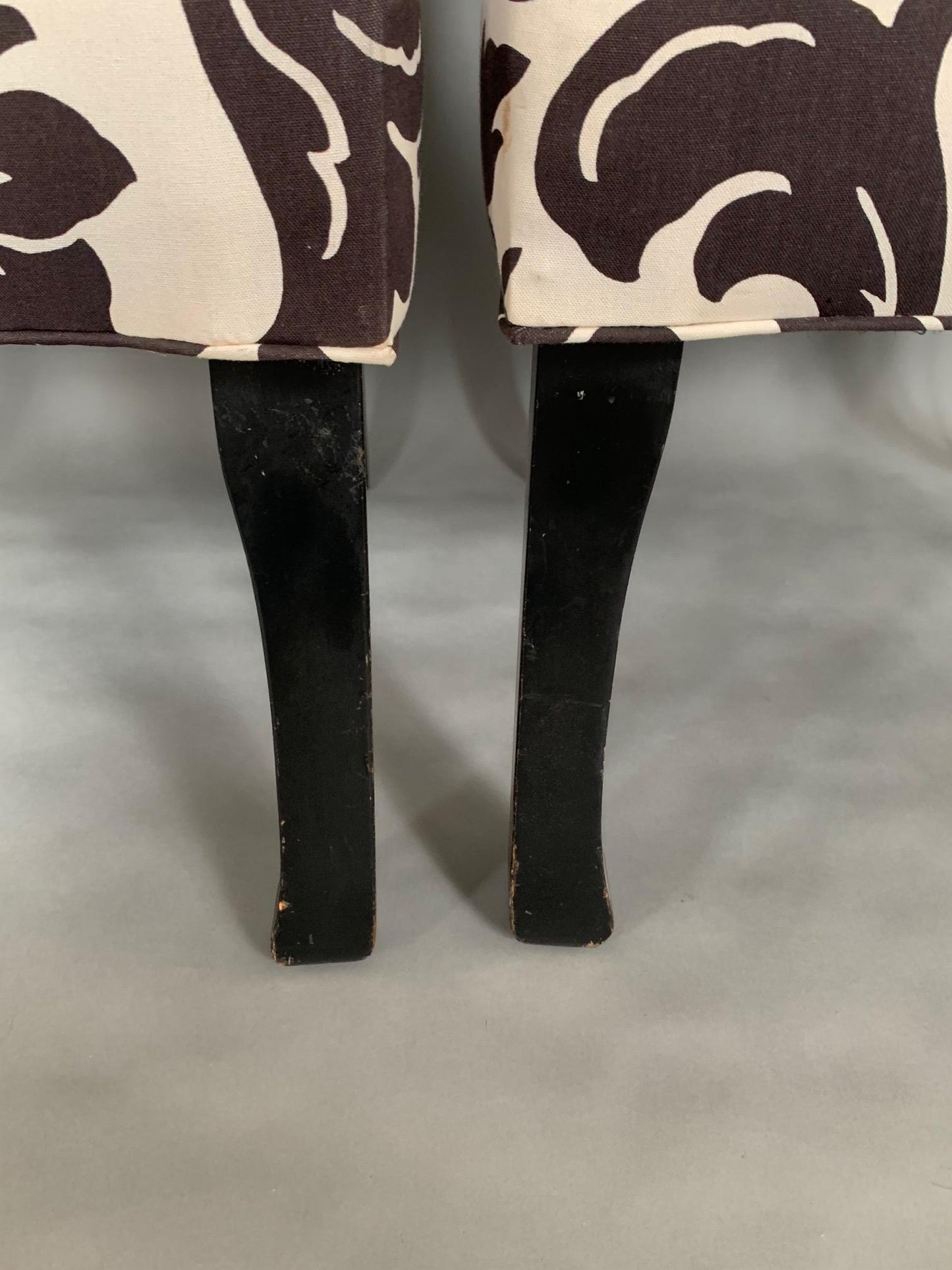Frisman Vintage Pair of High Back Decorator Chairs