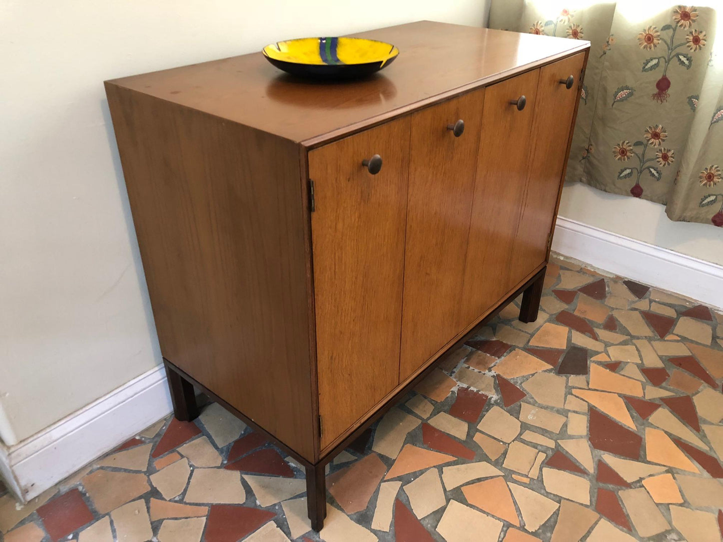 Frisman Vintage Unusual Dunbar Chest with Bifold Doors