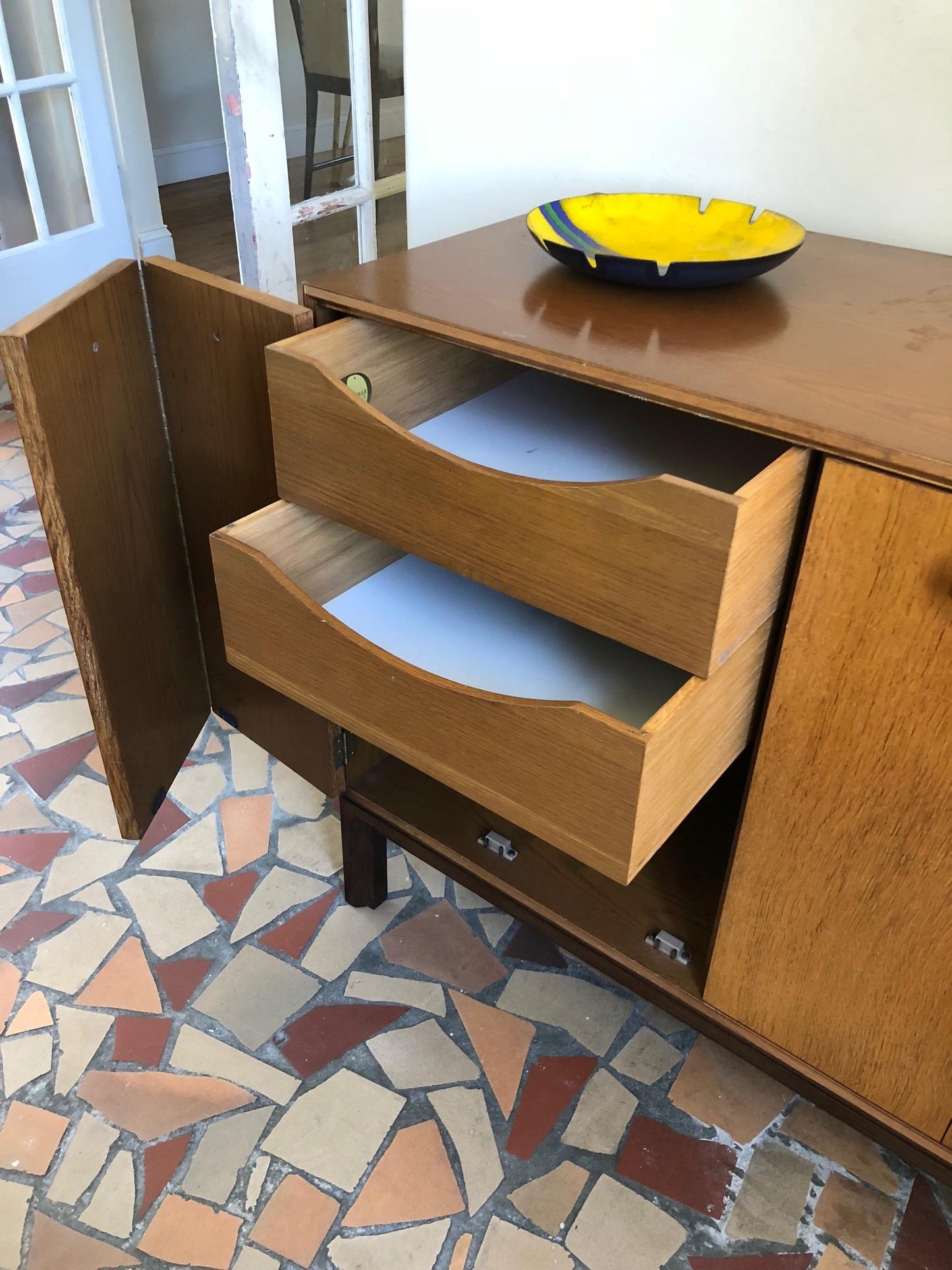 Frisman Vintage Unusual Dunbar Chest with Bifold Doors
