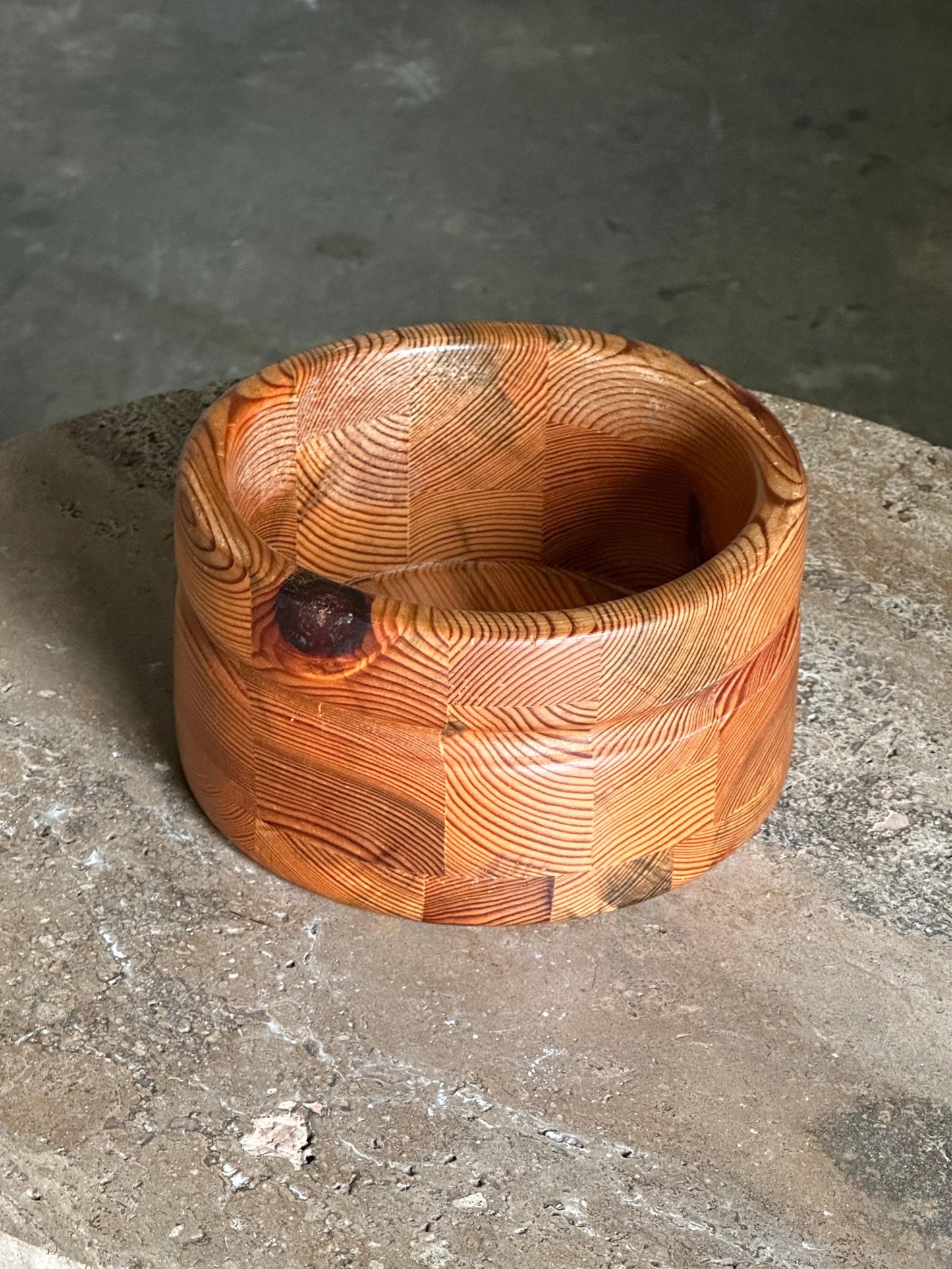 Frisman Vintage Large Pine Bowl by Stig Johnsson for Smålandsslöjd, Värnamo