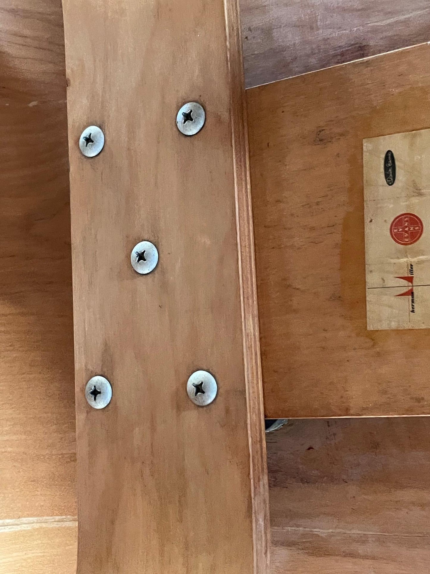 Frisman Vintage Evans Herman Miller LCW by Charles Eames