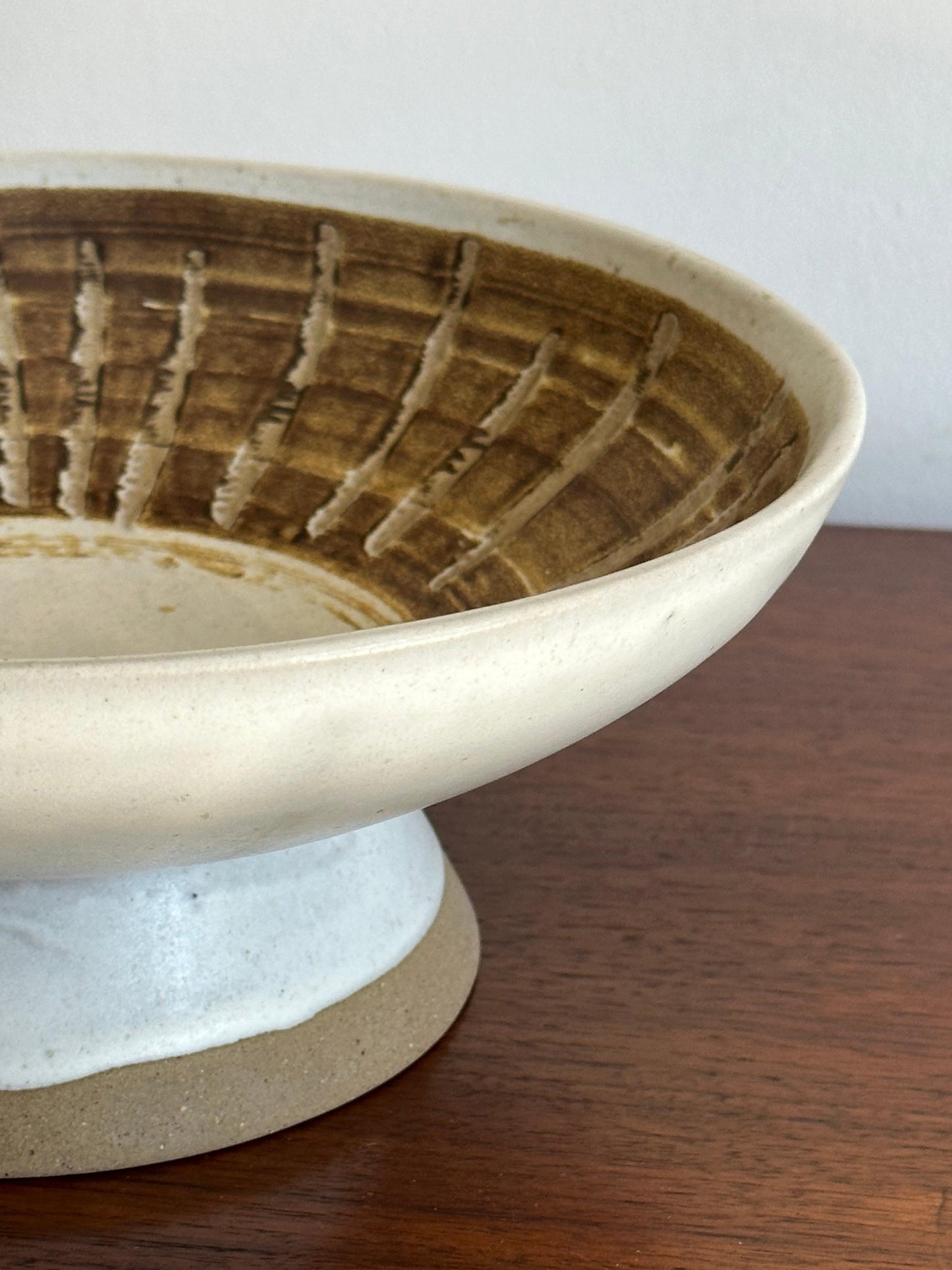 Frisman Vintage Jane and Gordon Martz Footed Bowl for Marshall Studios
