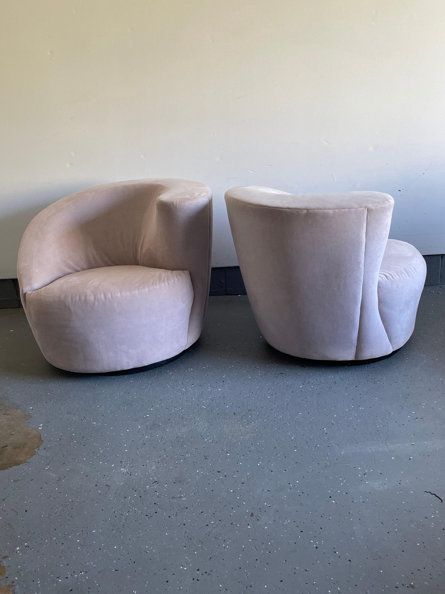 Frisman Vintage Corkscrew or Nautilus Swivel Chairs by Directional