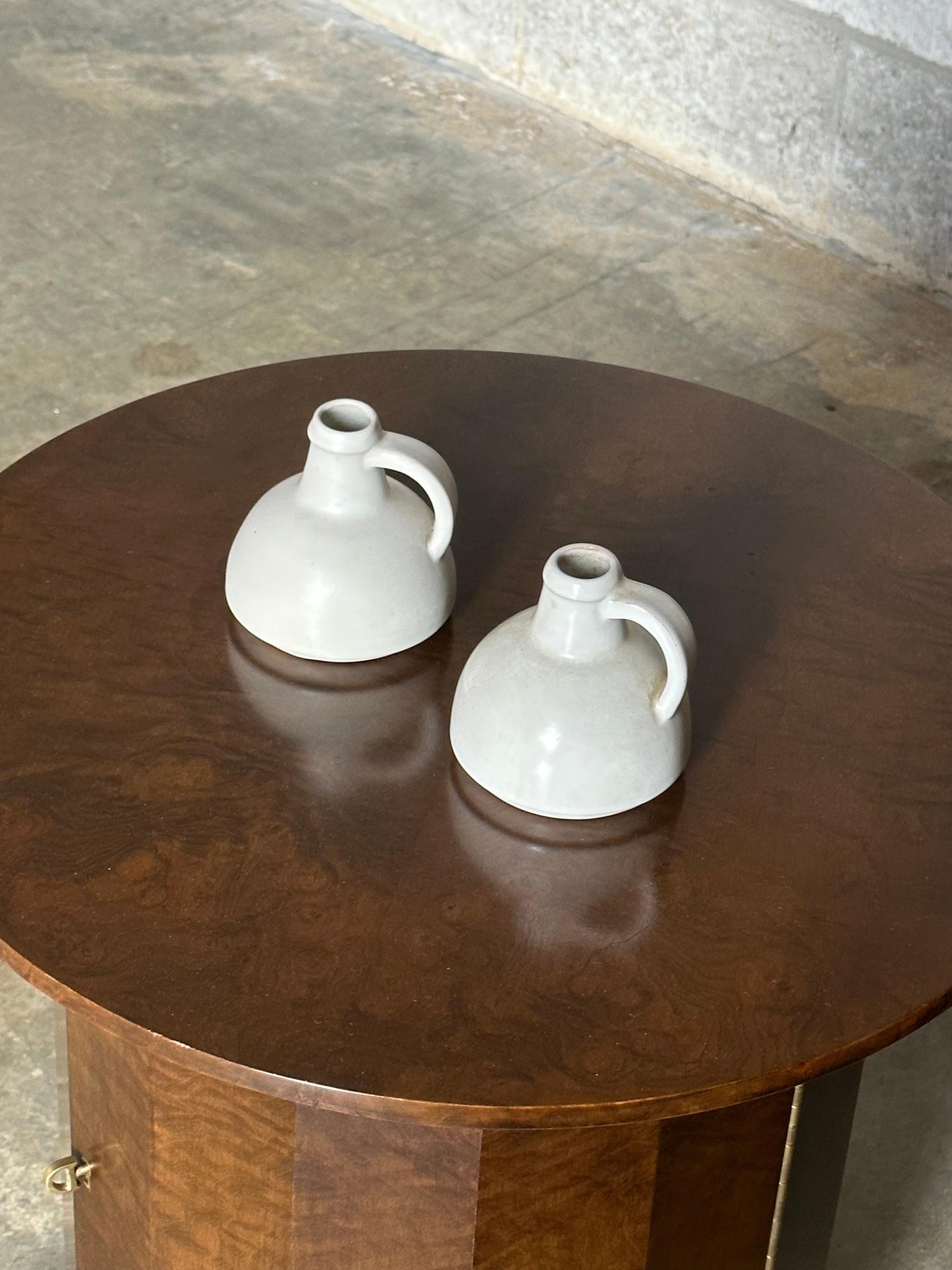 Frisman Vintage Nittsjö Jug Vases With Handle, Sweden- a Pair