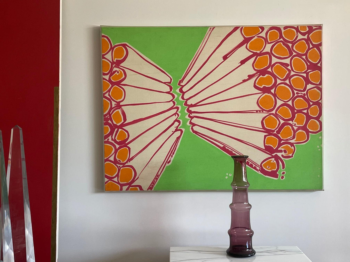 Frisman Vintage Painting by Eric Dennard, ca' 1971