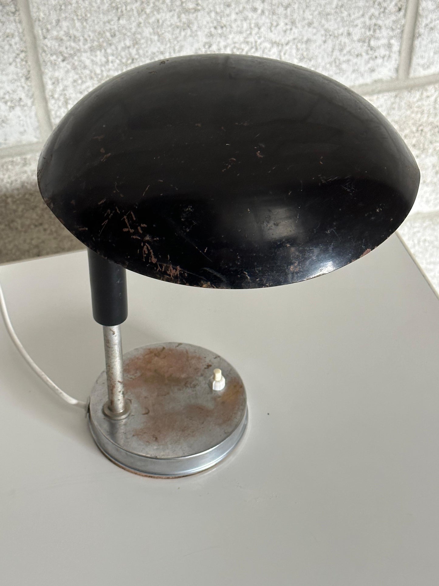 Frisman Vintage 1940s Harald Notini for Böhlmarks Attributed Table Lamp, Sweden