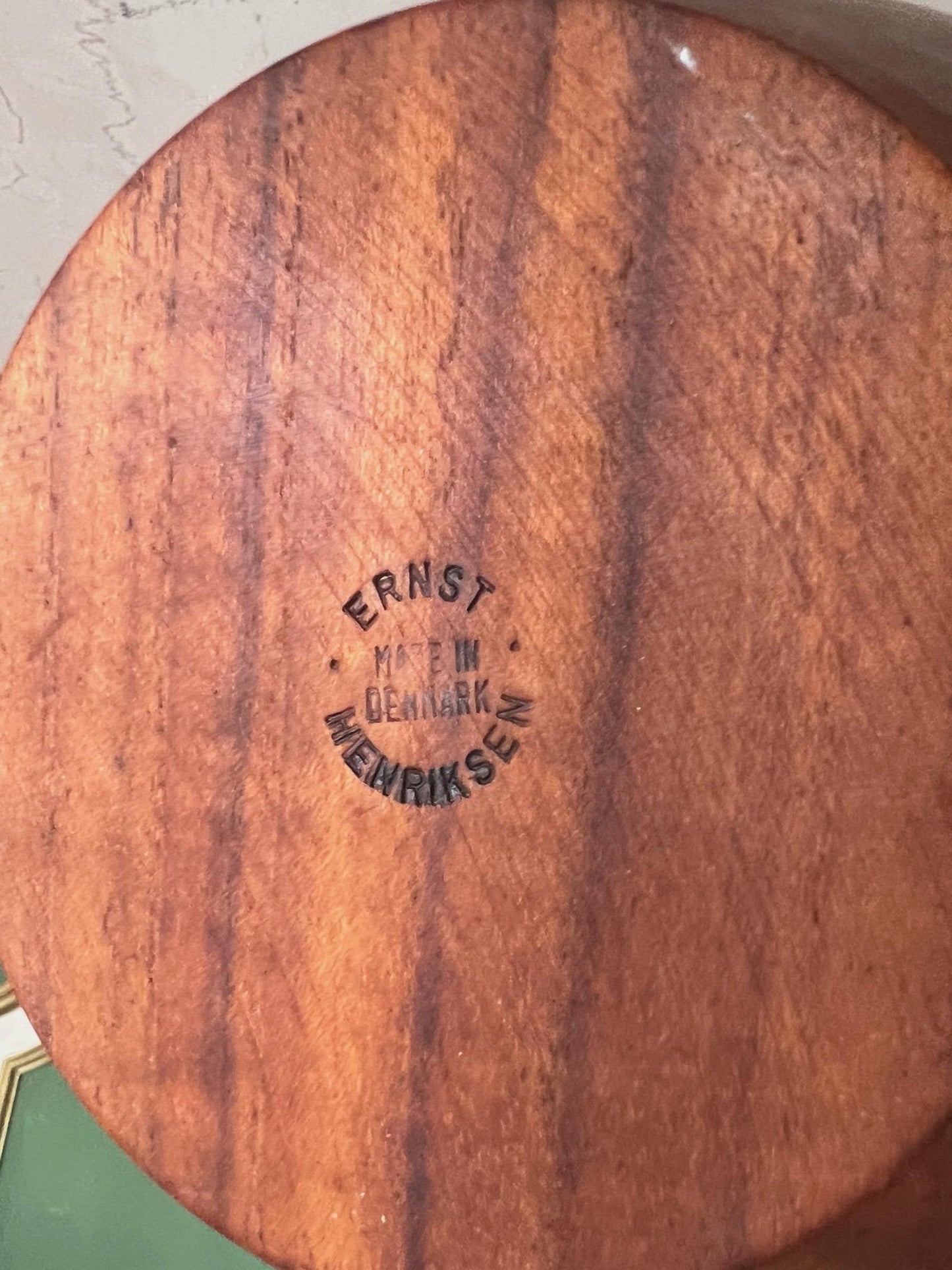 Frisman Vintage Ernst Henriksen Teak Bowl, circa 1950s