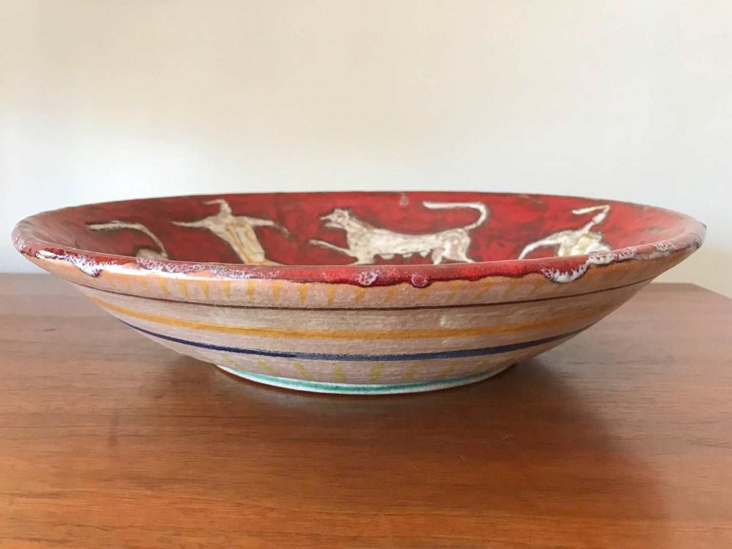 Frisman Vintage Eugenio Pattarino Ceramic Charger