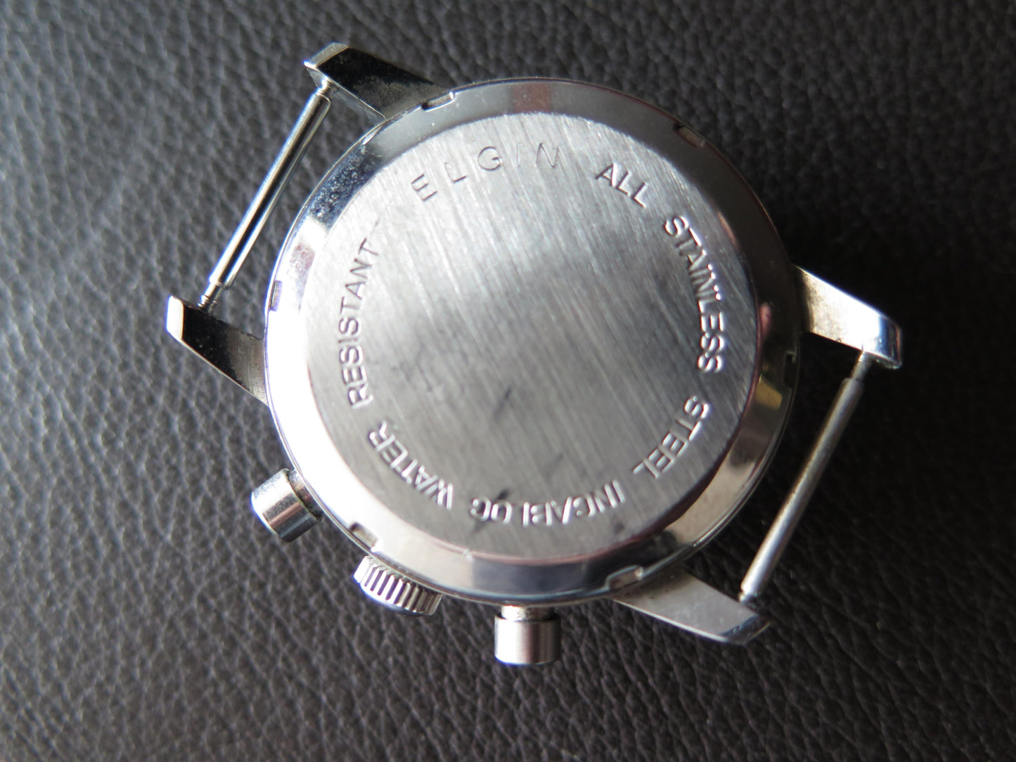 Frisman Vintage 1960s Elgin Steel Chronograph Panda Dial