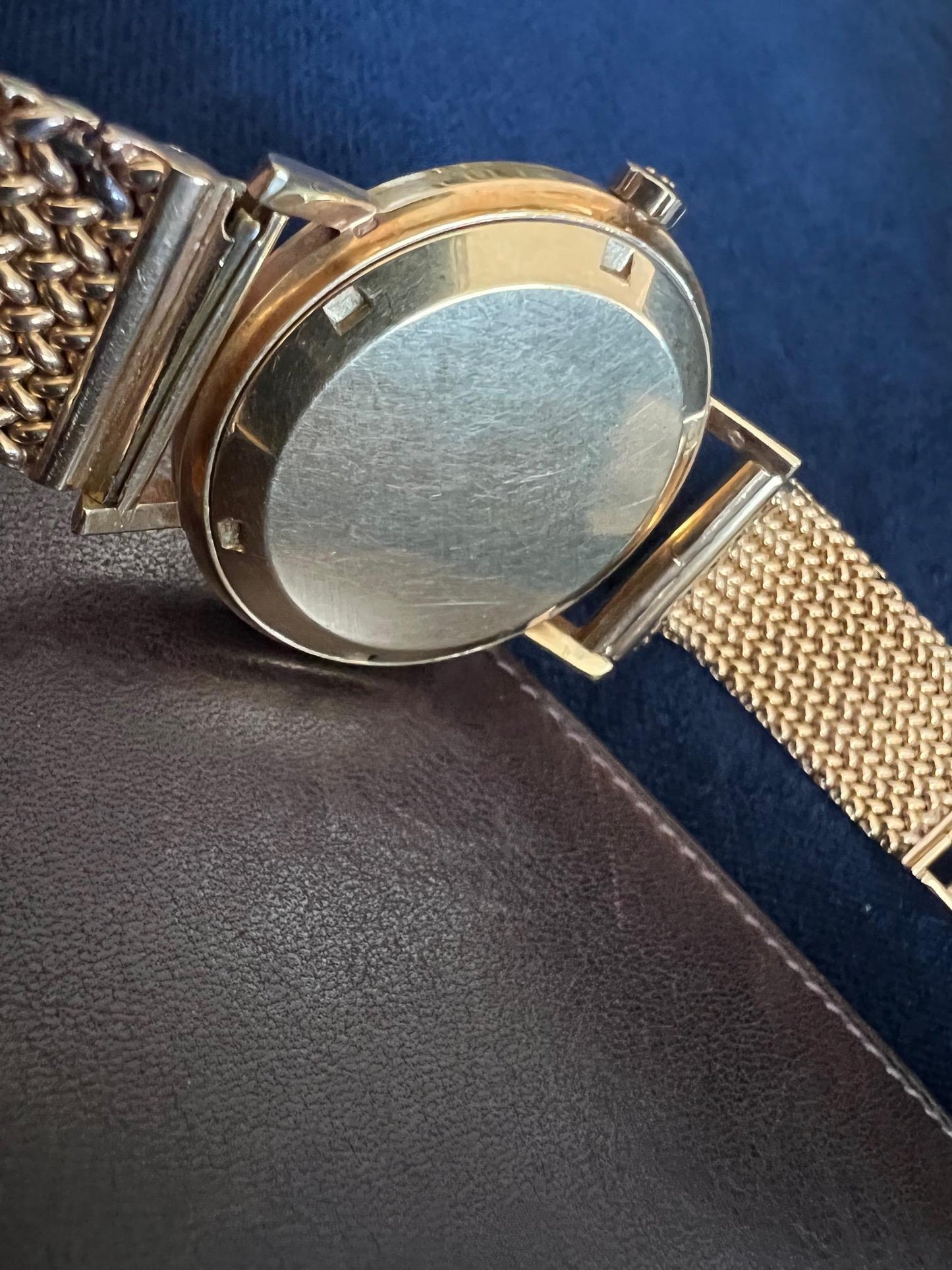 Frisman Vintage Eterna Eternamatic Centenaire Vintage 1950's 18K Yellow Gold Mens Watch