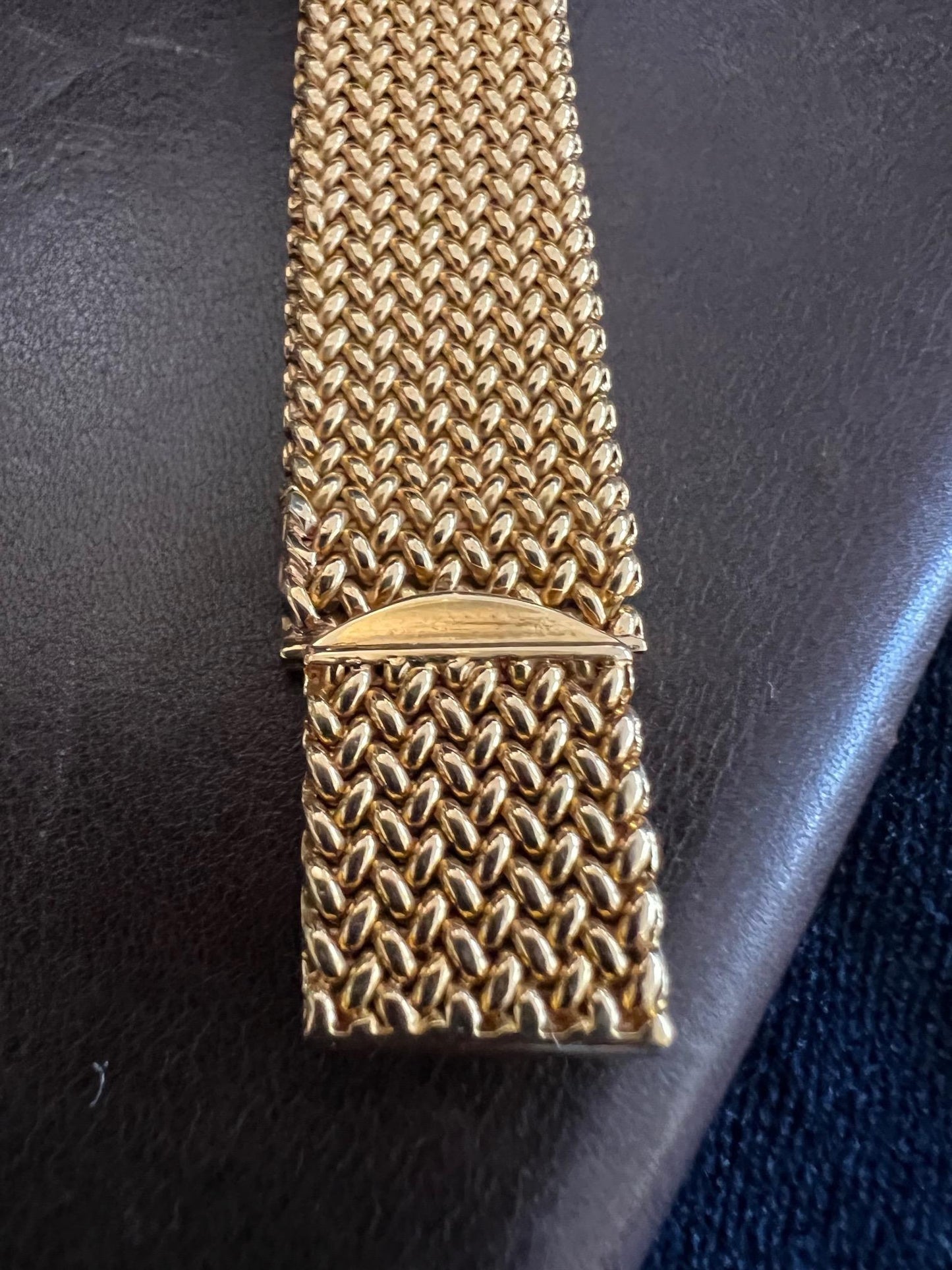 Frisman Vintage Eterna Eternamatic Centenaire Vintage 1950's 18K Yellow Gold Mens Watch