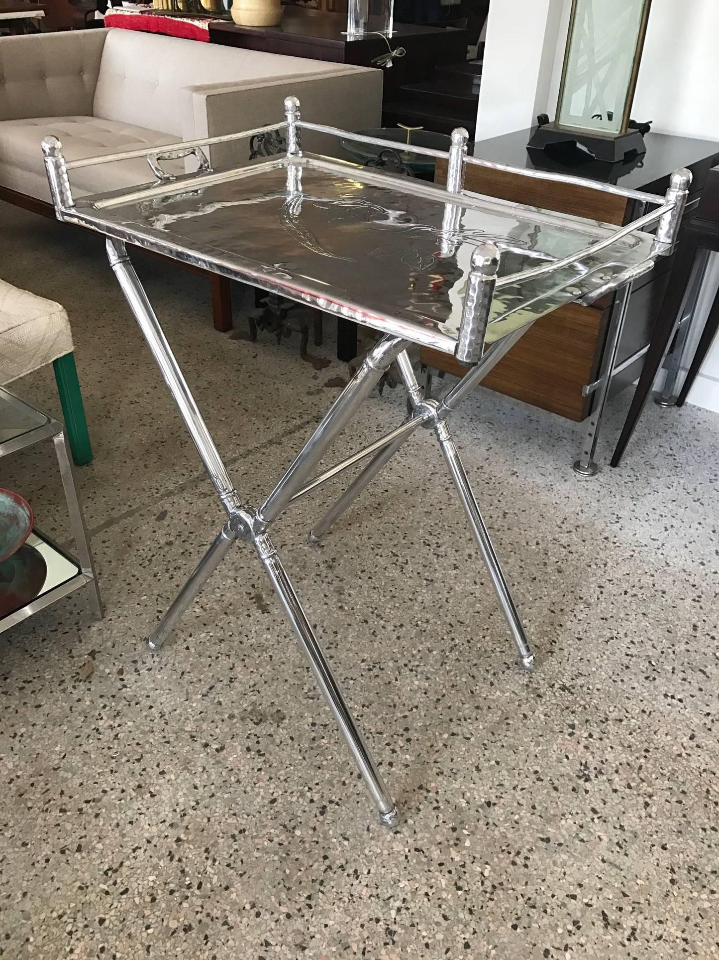 Frisman Vintage Everlast Folding Aluminium Tray