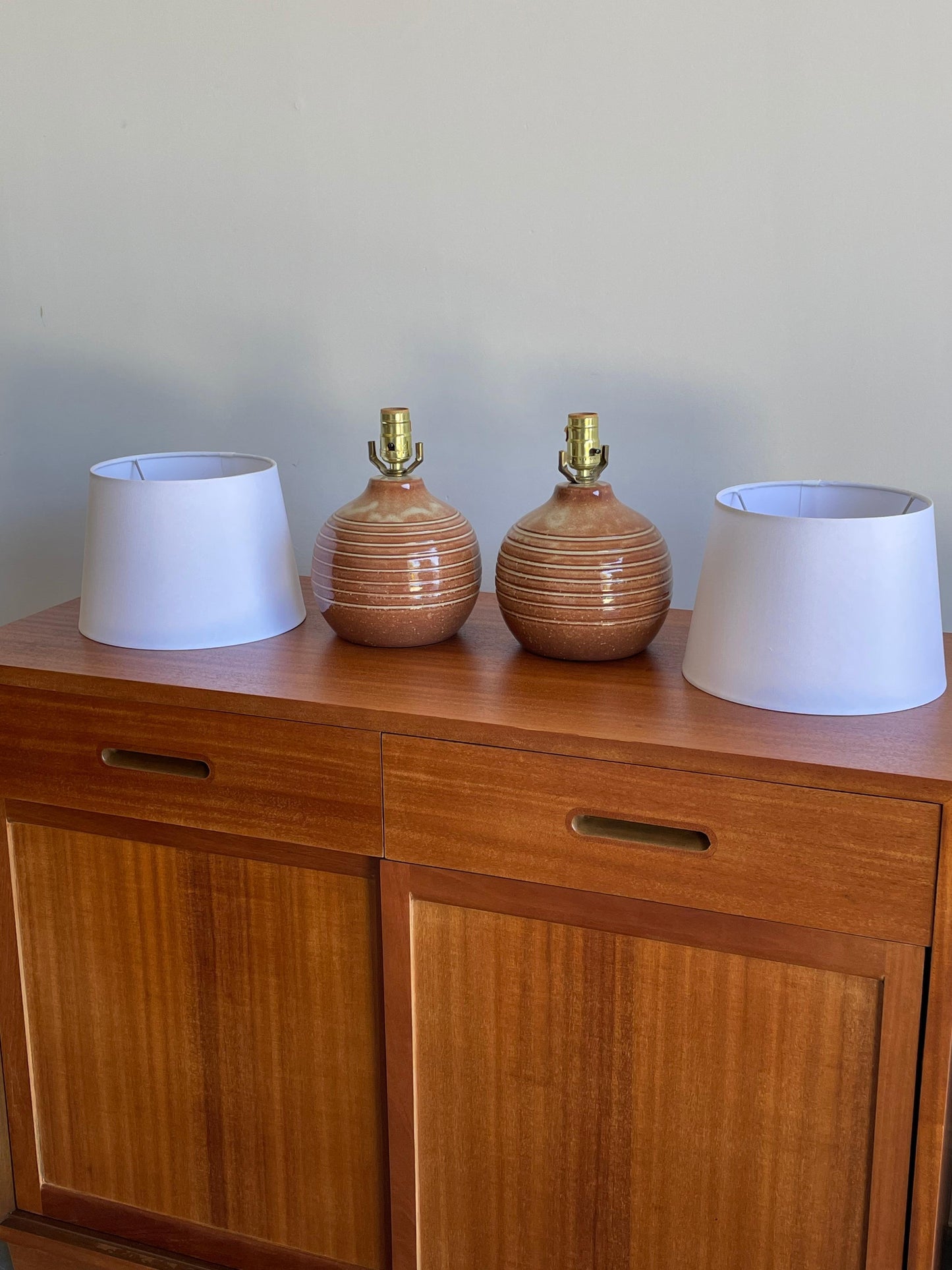 Frisman Vintage Pair of Martz Lamps by Jane and Gordon Martz for Marshall Studios