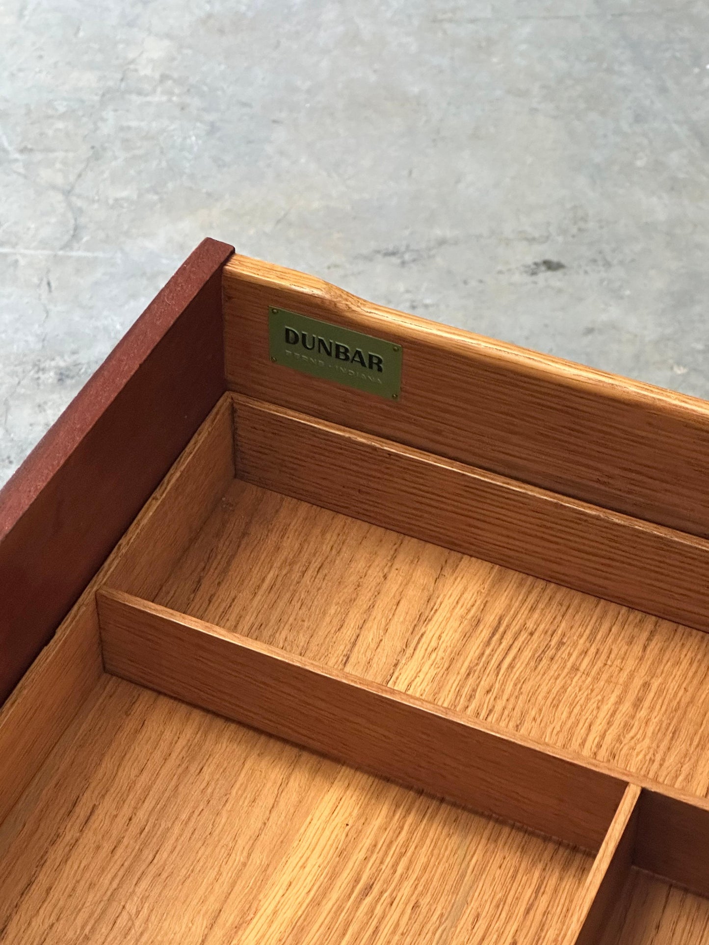 Frisman Vintage Edward Wormley for Dunbar Small Louvered Chest of Drawers