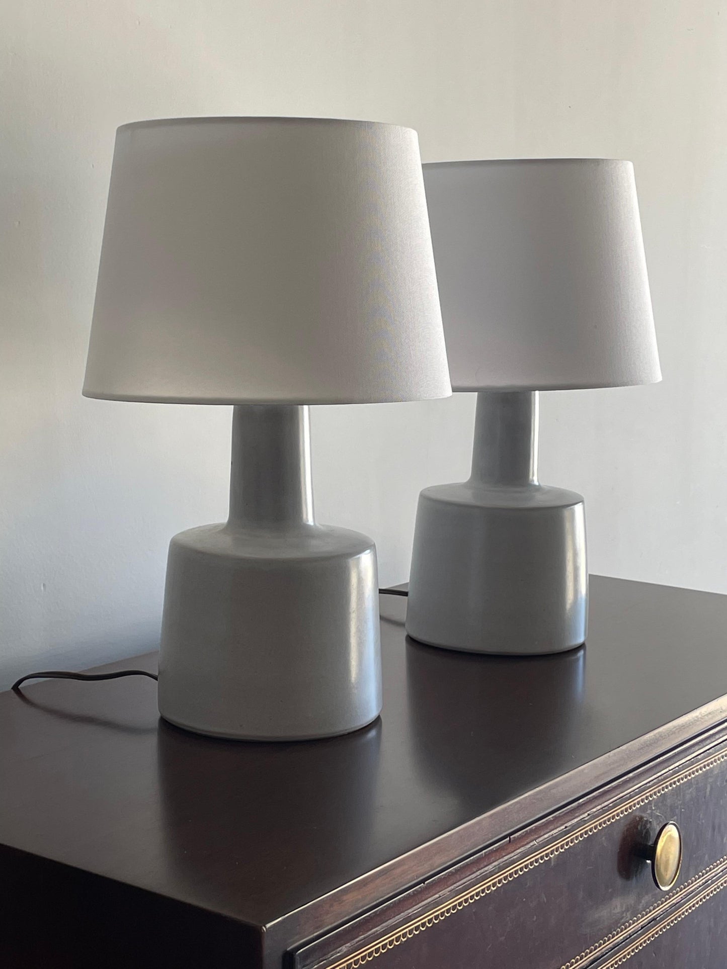 Frisman Vintage Martz Lamps by Jane and Gordon Martz for Marshall Studios, Ceramic Table Lamps