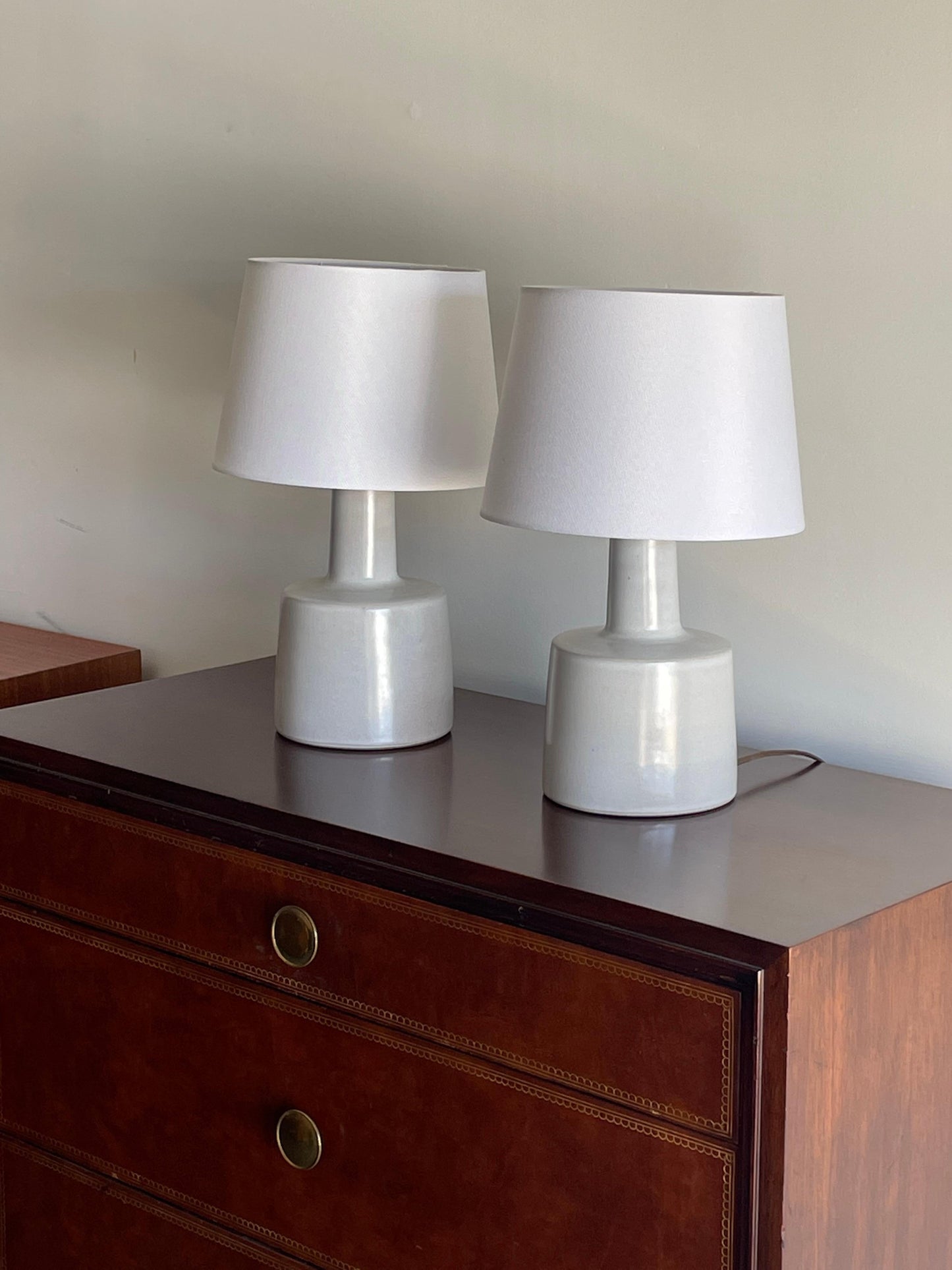 Frisman Vintage Martz Lamps by Jane and Gordon Martz for Marshall Studios, Ceramic Table Lamps
