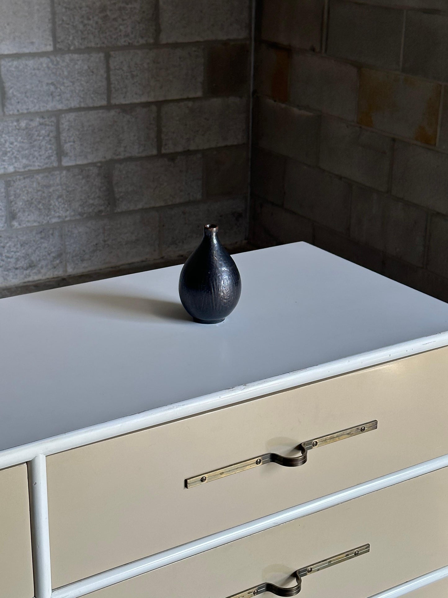 Frisman Vintage Arthur Andersson Vase for Wallåkra, 1950s Sweden