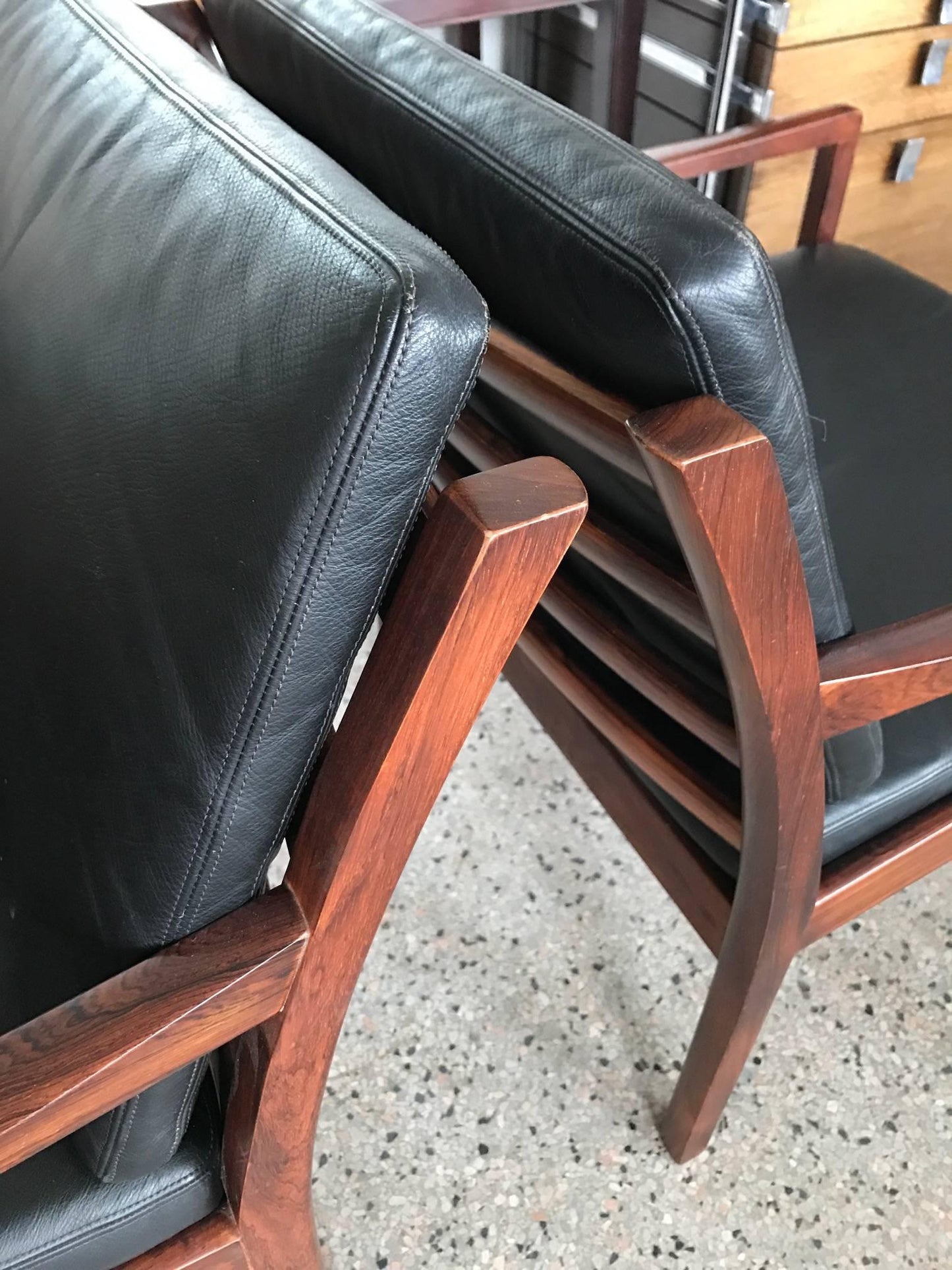 Frisman Vintage Pair of Fredrik Kayser Rosewood Chairs