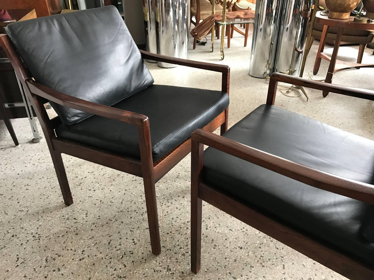 Frisman Vintage Pair of Fredrik Kayser Rosewood Chairs