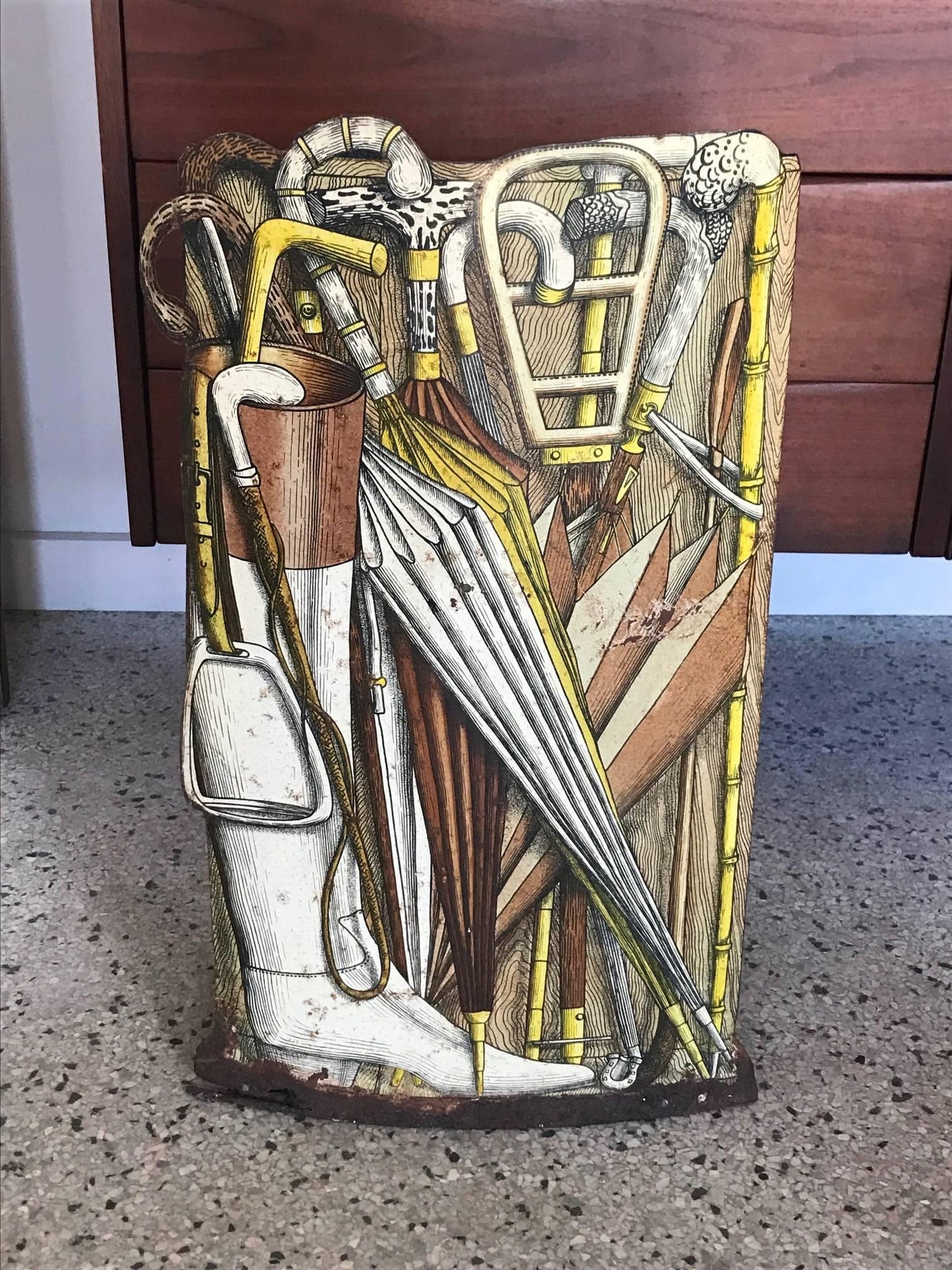 Frisman Vintage Piero Fornasetti Umbrella Stand