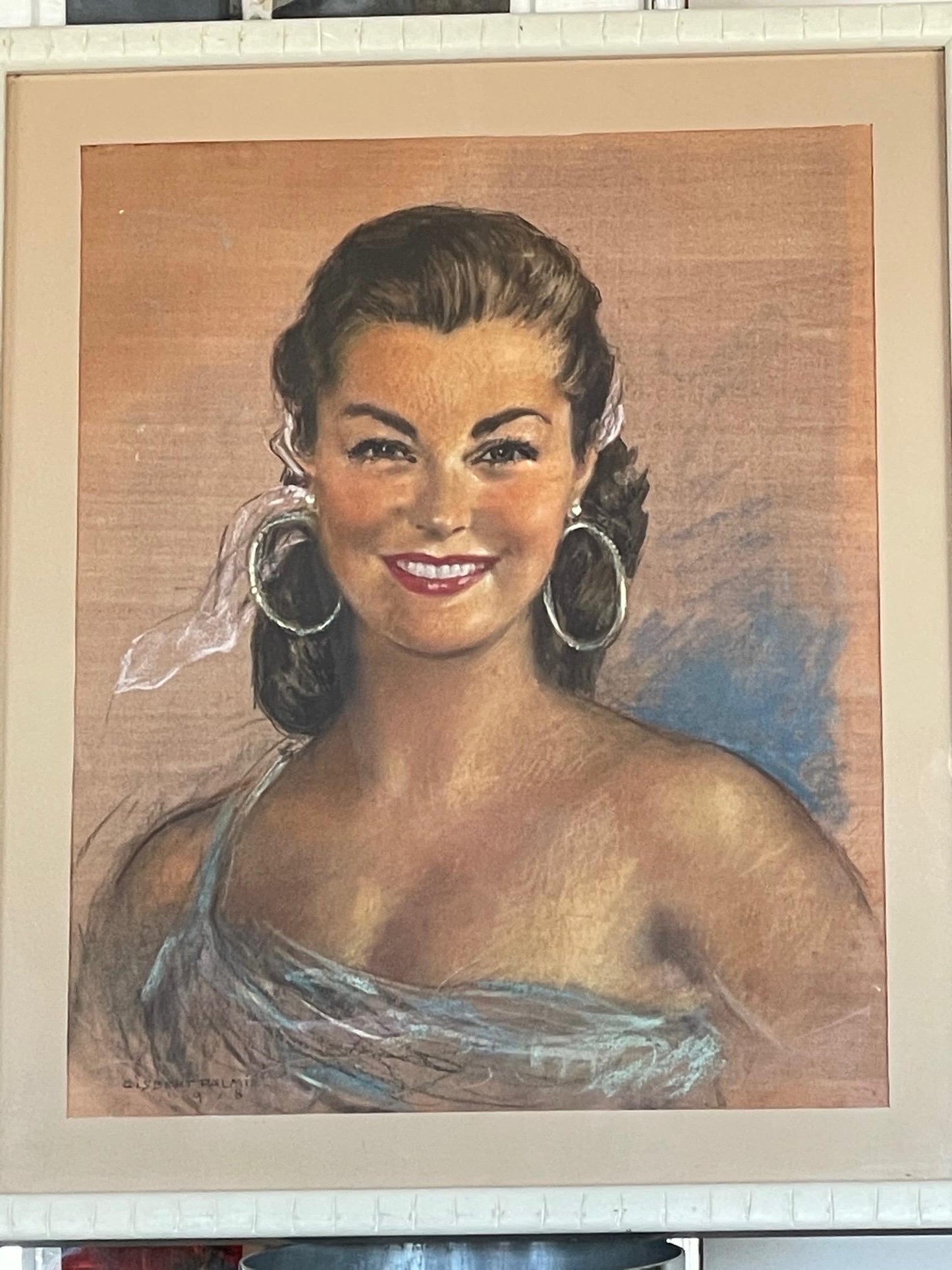 Frisman Vintage Gisbert Palmie Drawing, 1958