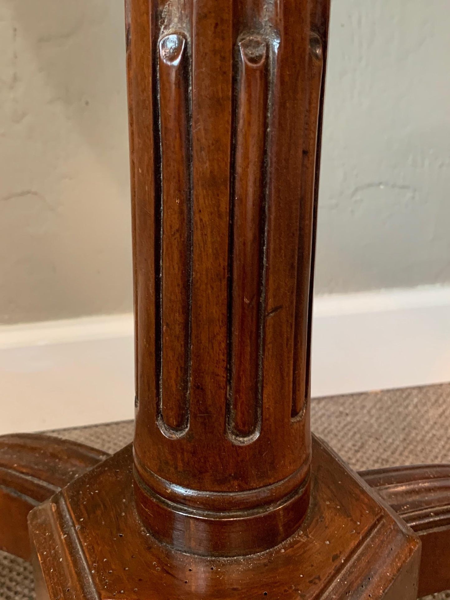 Frisman Vintage Elegant Directoire Gueridon with Marble Top