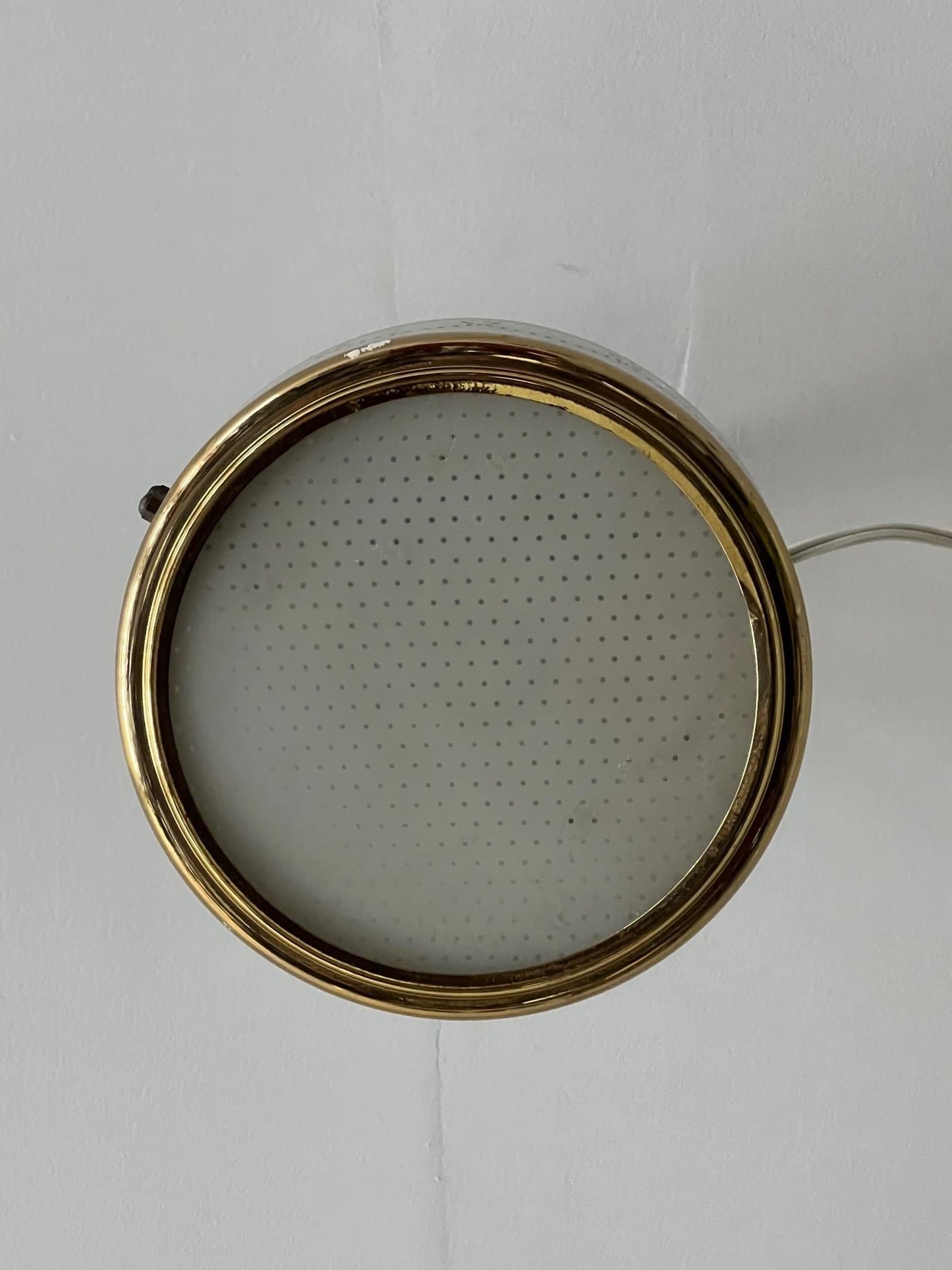 Frisman Vintage Unusual Brass Pendant By Globe Lighting ca' 1950's