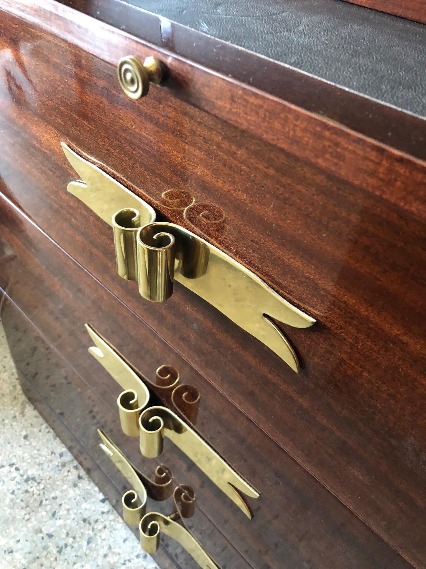 Frisman Vintage Grosfeld House Chest or Secretary, 1940s