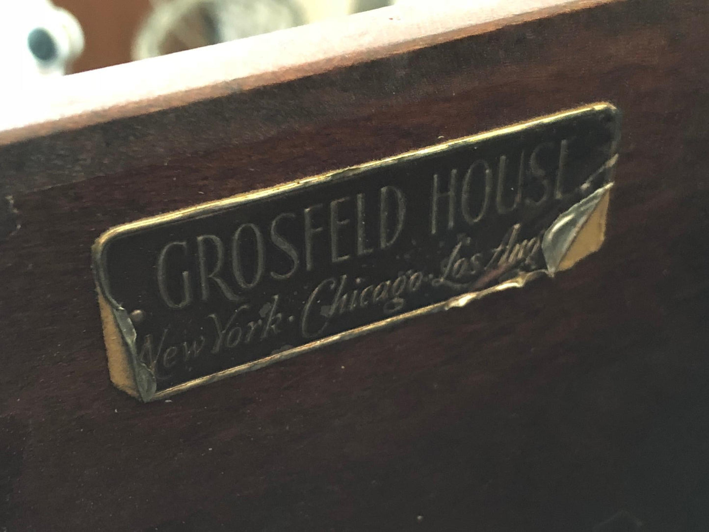 Frisman Vintage Grosfeld House Chest or Secretary, 1940s