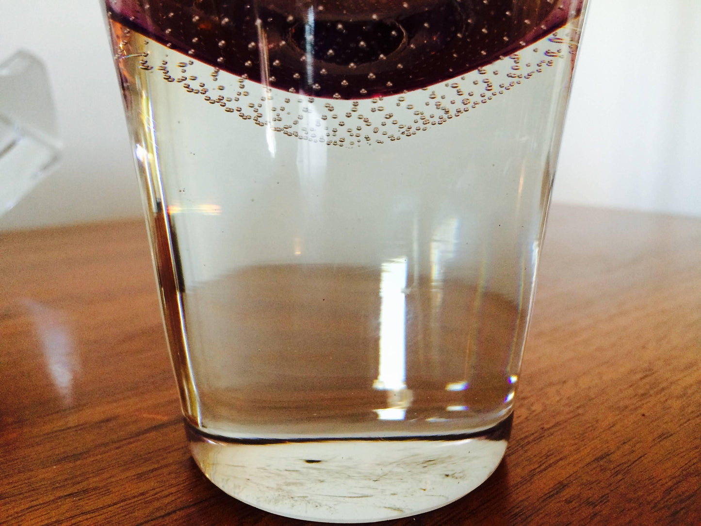 Frisman Vintage Gunnel Nyman Glass Vase for Nuutarjavi