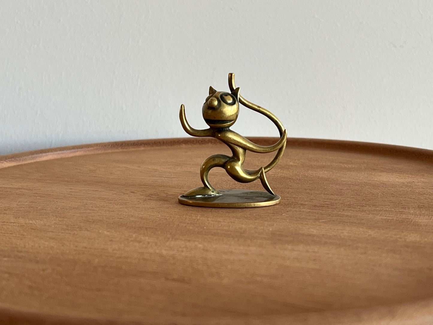 Frisman Vintage WHW Hagenauer Art Deco Bronze Felix The Cat Austria Miniature Figurine
