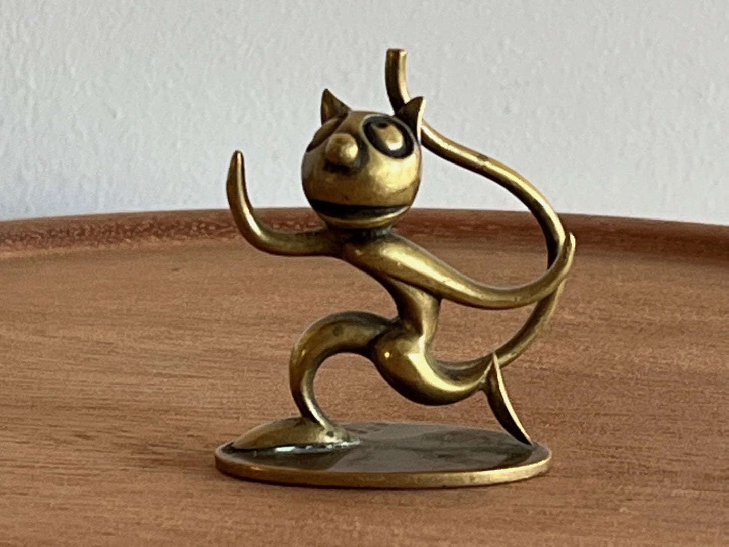 Frisman Vintage WHW Hagenauer Art Deco Bronze Felix The Cat Austria Miniature Figurine
