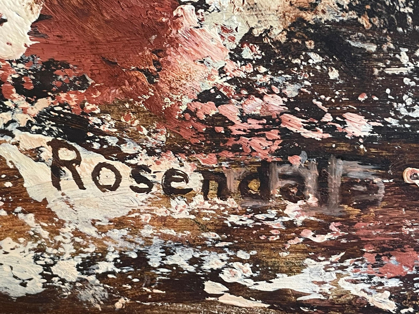 Frisman Vintage Harriet Rosendale Large Painting
