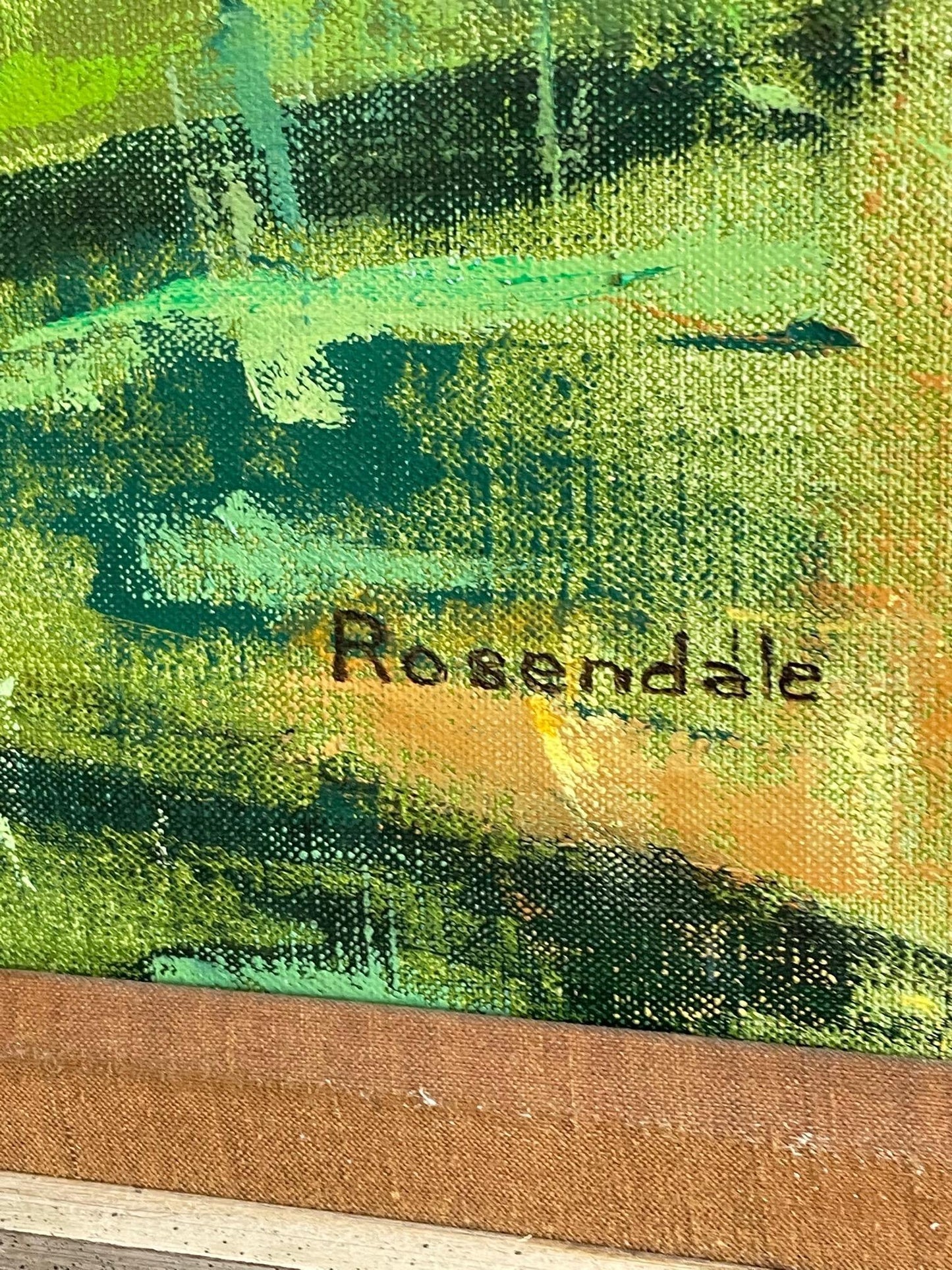 Frisman Vintage Harriet Rosendale Oil Painting
