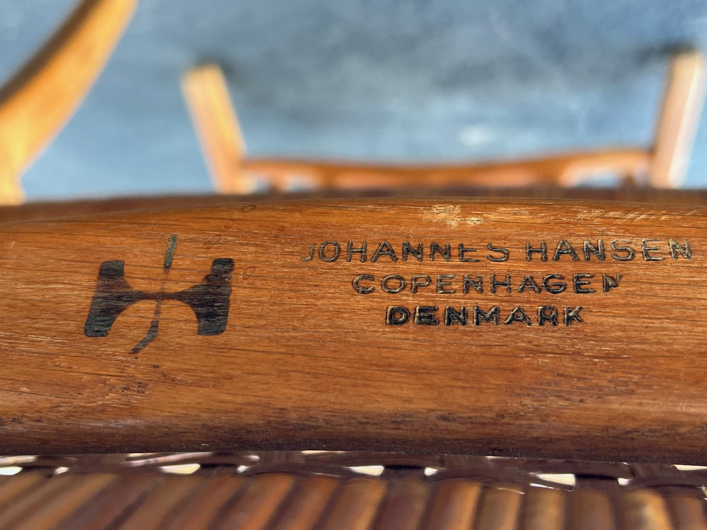 Frisman Vintage A Set Of Four Hans Wegner Folding Chairs