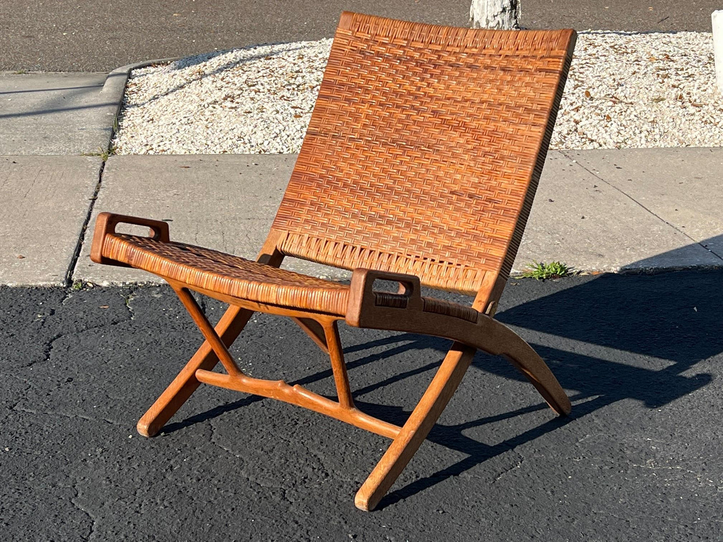 Frisman Vintage A Set Of Four Hans Wegner Folding Chairs
