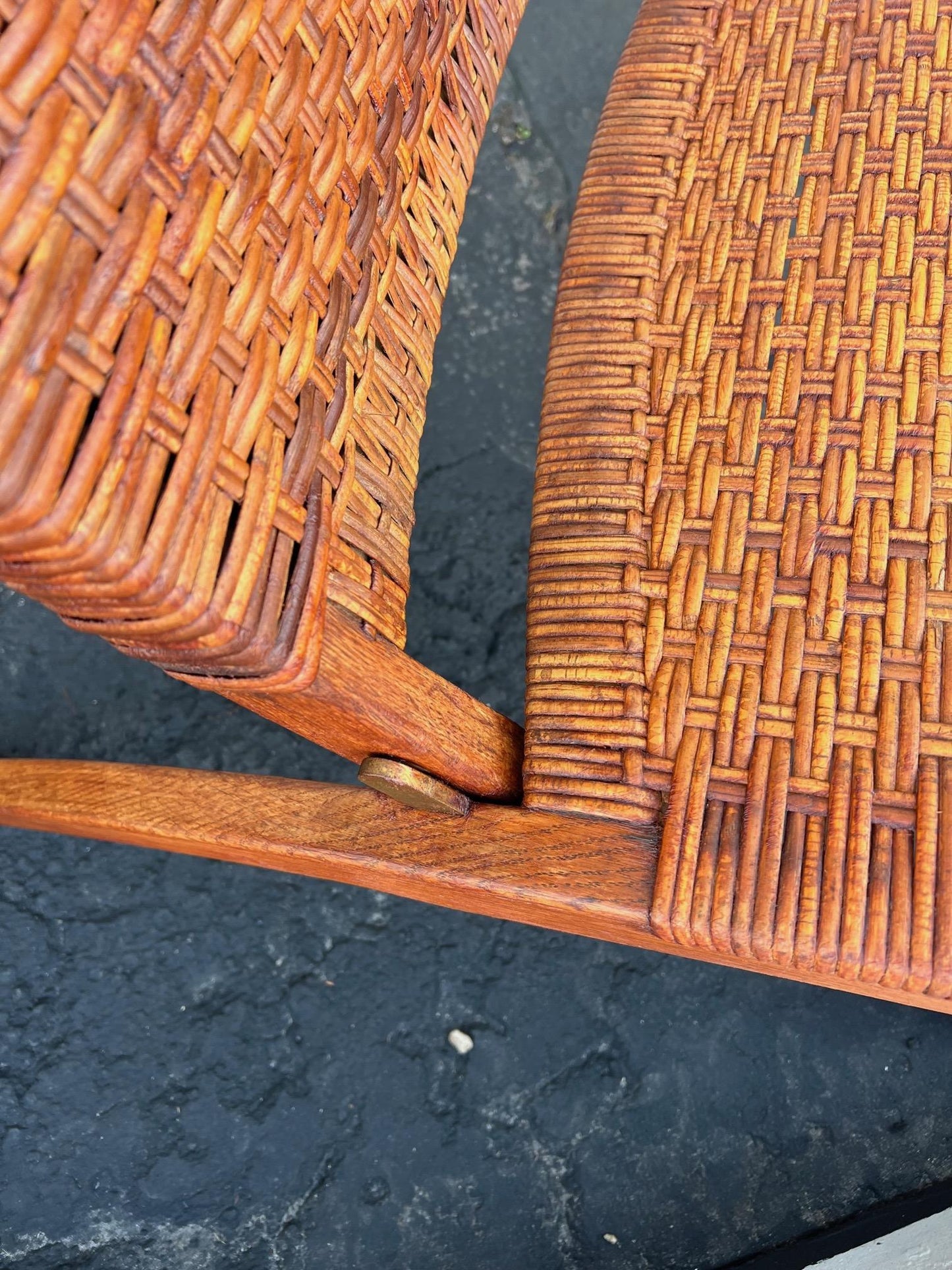 Frisman Vintage A Set Of Four Hans Wegner Folding Chairs