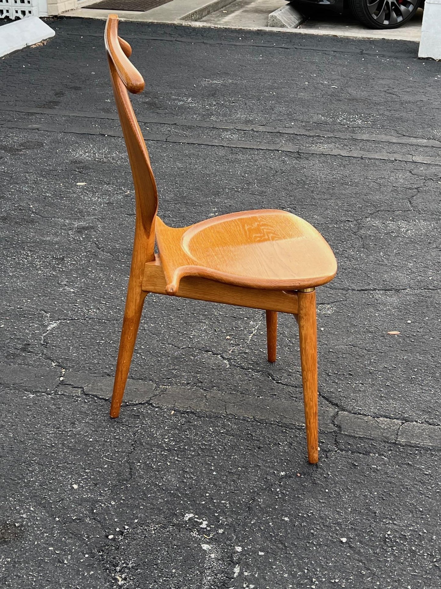 Frisman Vintage A Vintage Hans Wegner Oak Valet Chair By Johannes Hansen