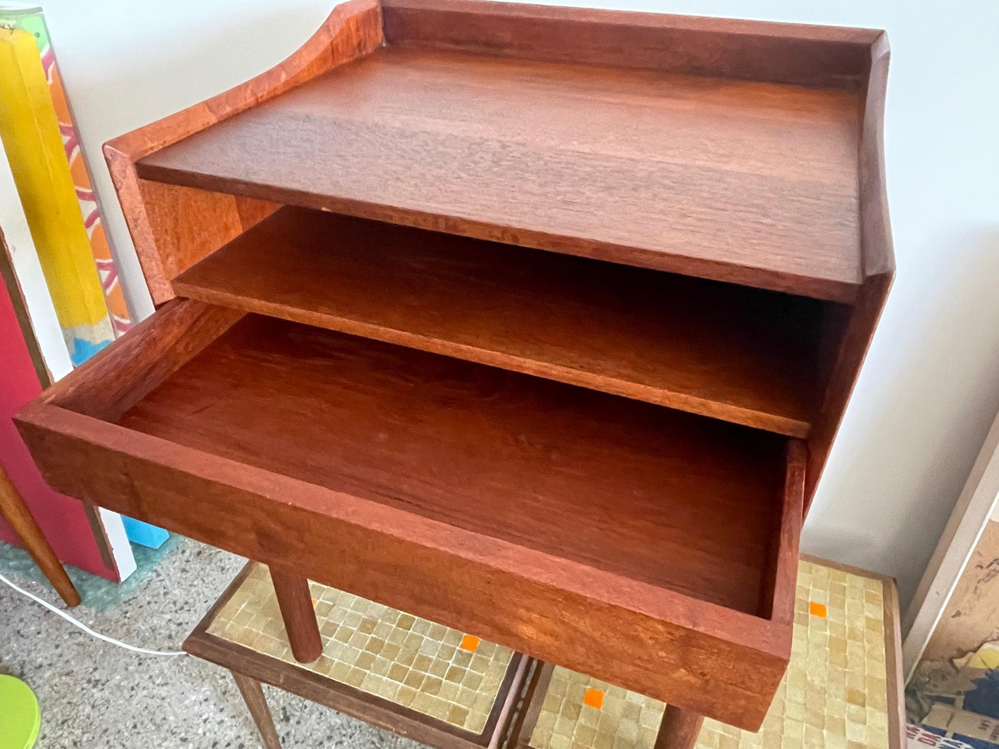 Frisman Vintage Teak Nightstand by Peter Hvidt and Olga Mølgaard for Søborg Møbelfabrik
