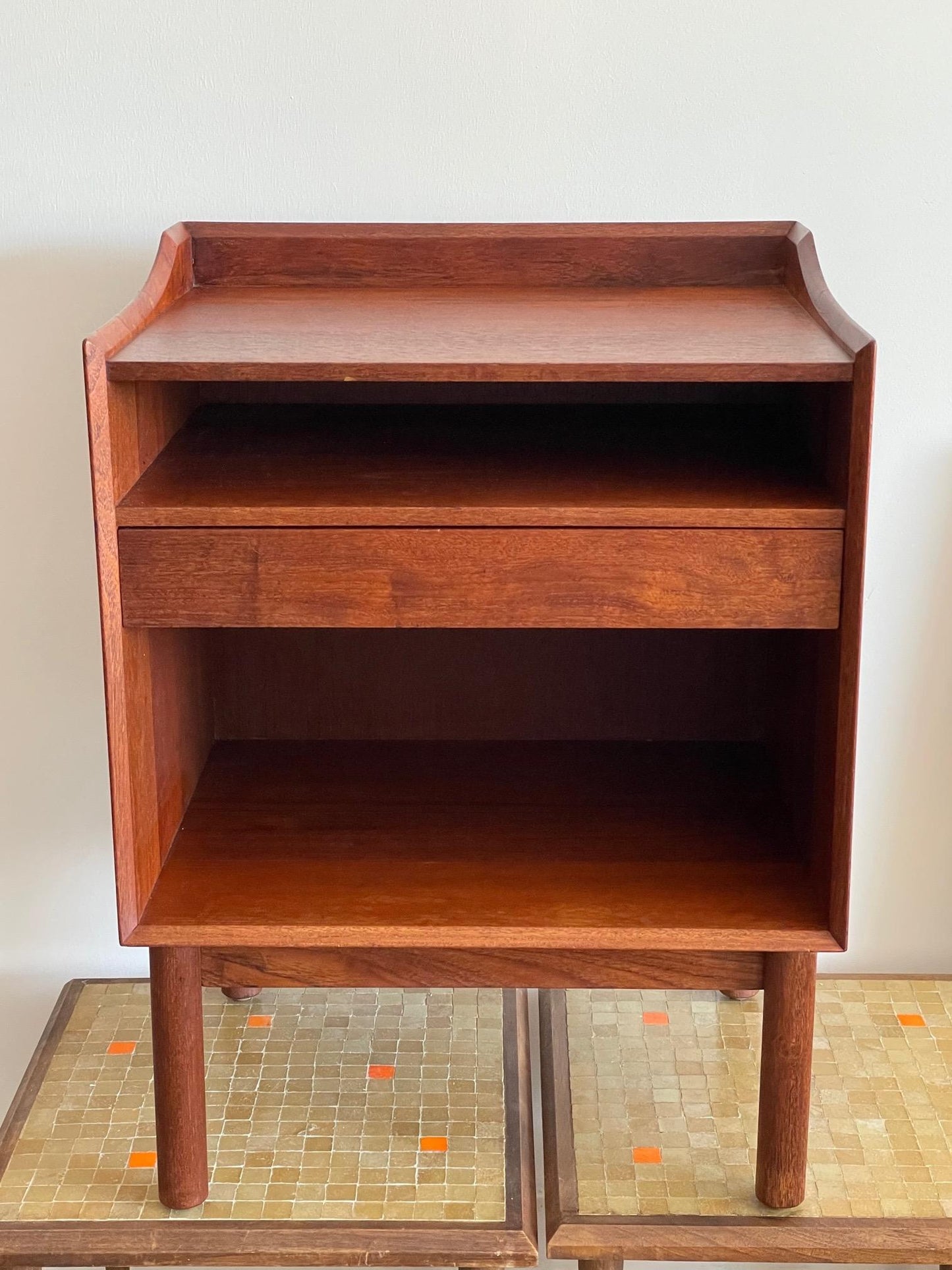 Frisman Vintage Teak Nightstand by Peter Hvidt and Olga Mølgaard for Søborg Møbelfabrik