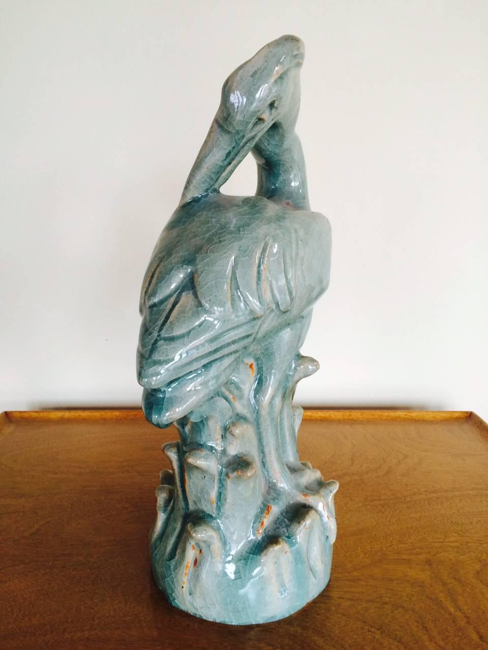 Frisman Vintage Royal Copenhagen Heron Sculpture