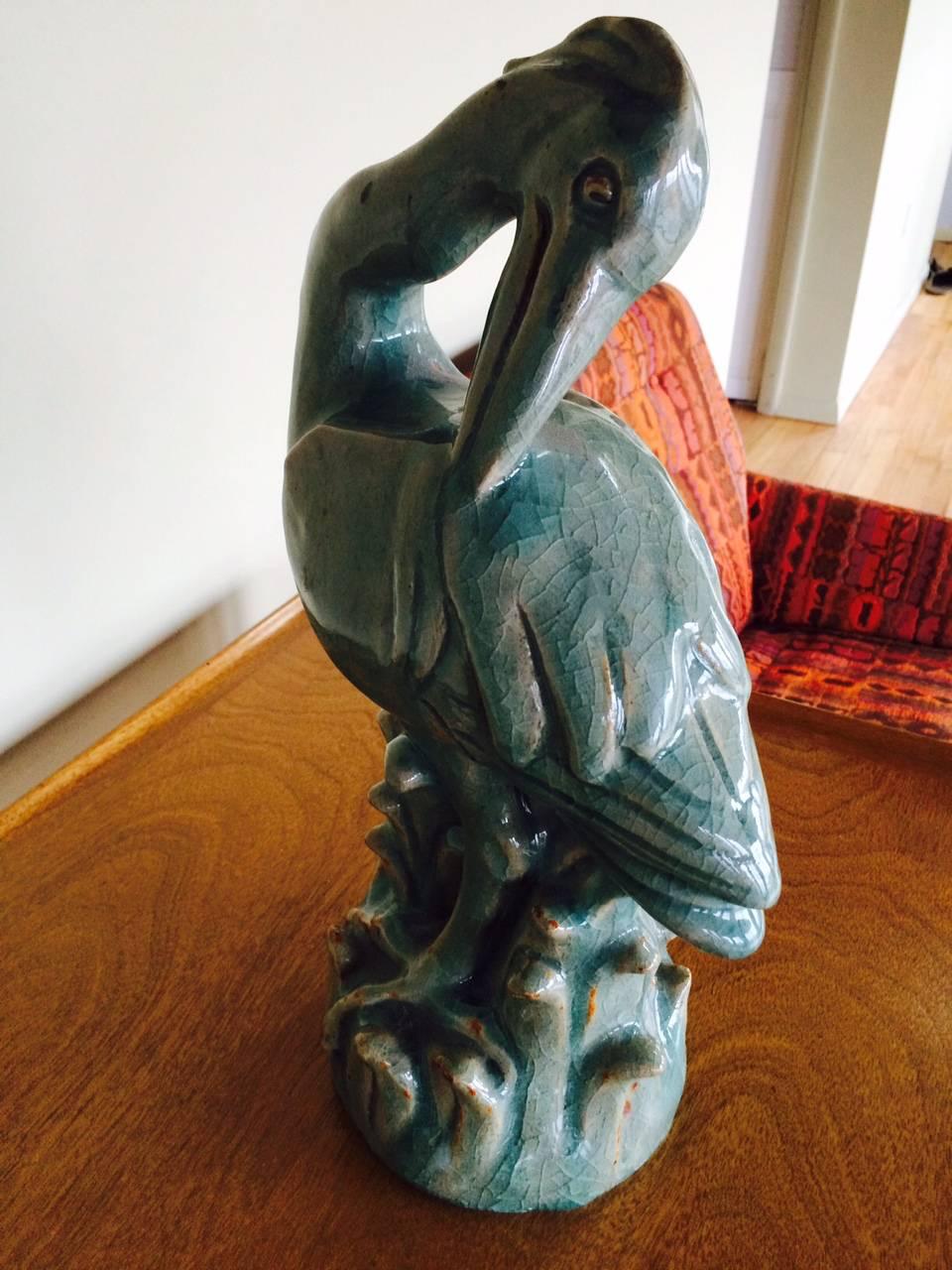Frisman Vintage Royal Copenhagen Heron Sculpture
