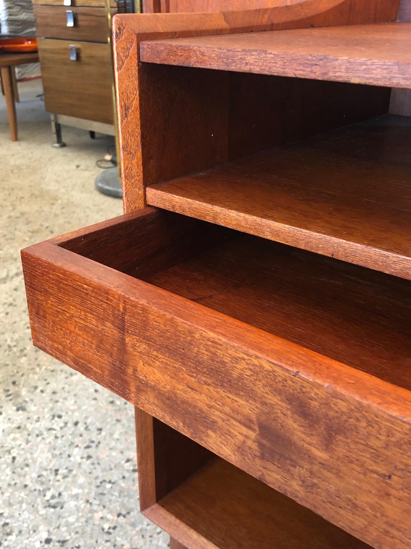 Frisman Vintage Teak Nightstand by Peter Hvidt and Olga Mølgaard for Søborg Møbelfabrik