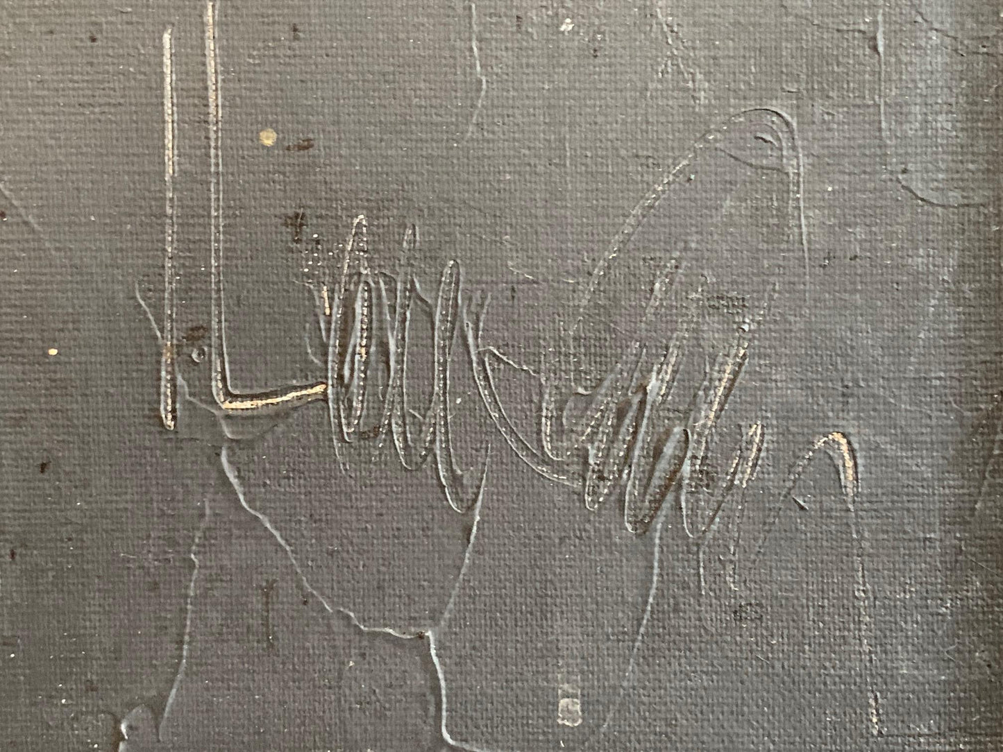 Frisman Vintage A Large Painting by Istvan Lendvay Ca' 1960's