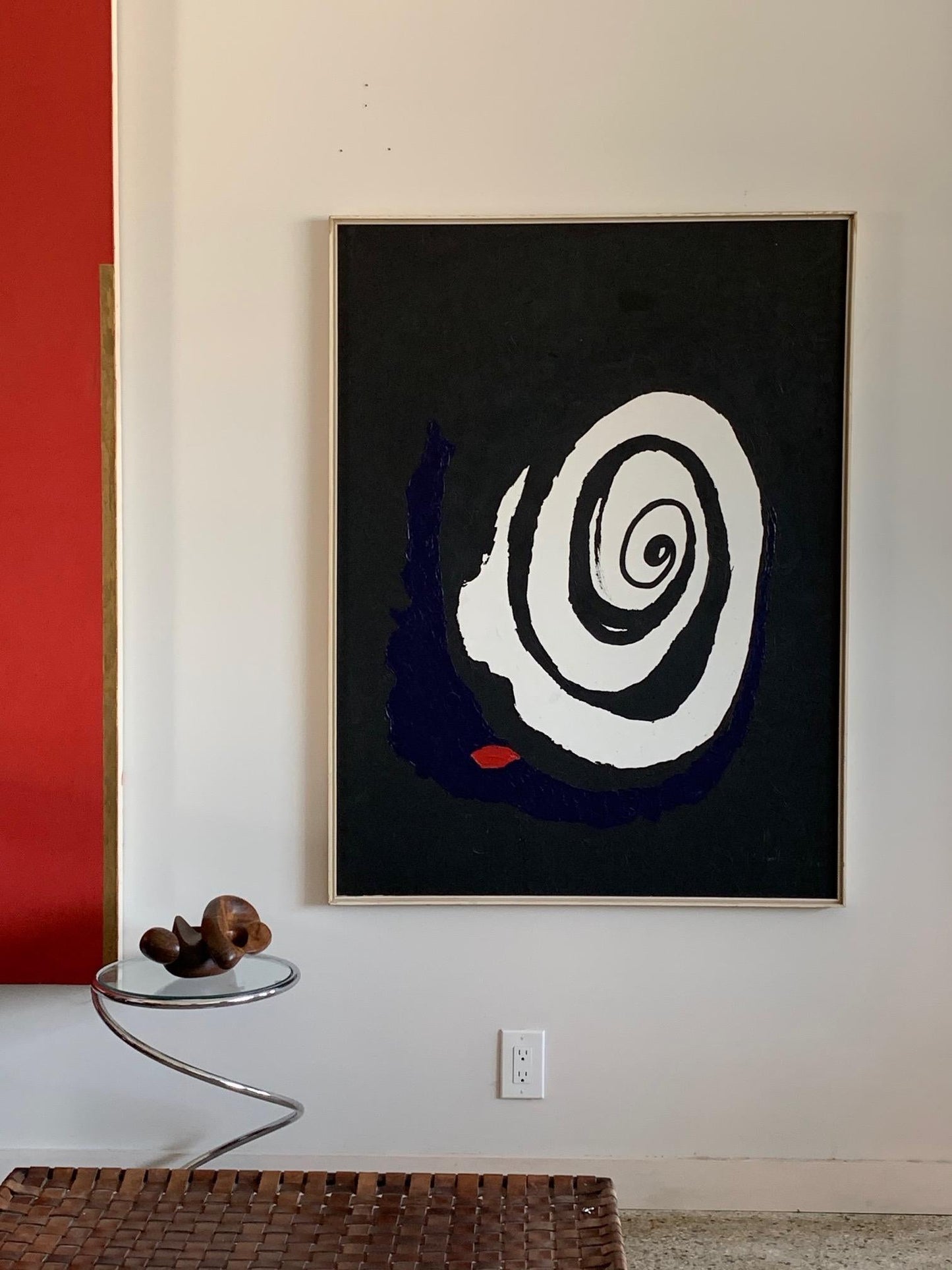 Frisman Vintage A Large Painting by Istvan Lendvay Ca' 1960's