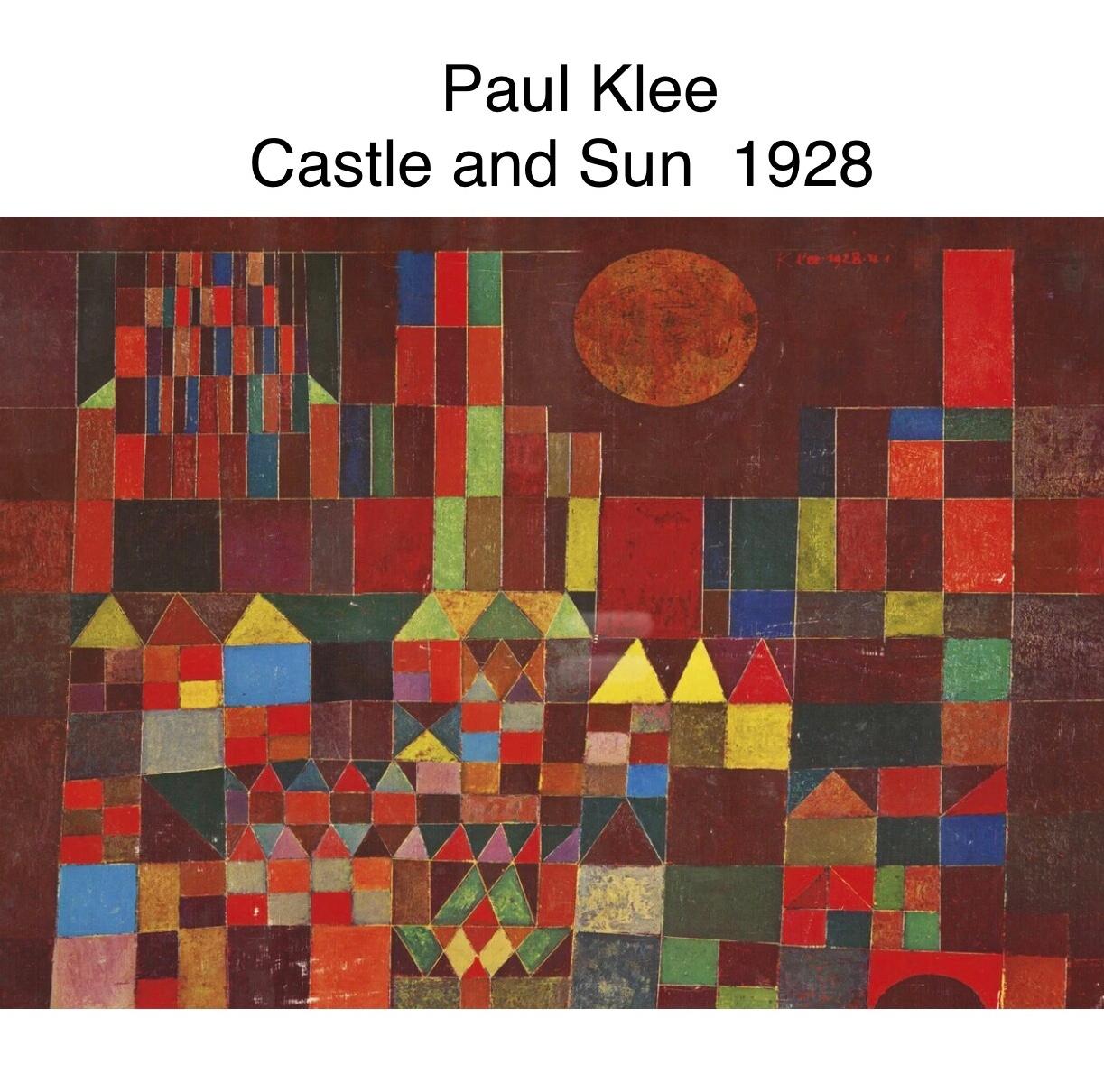 Frisman Vintage 60s Vintage Paul Klee Insp Mid Century Geometric Textile Wall Tapestry Hanging