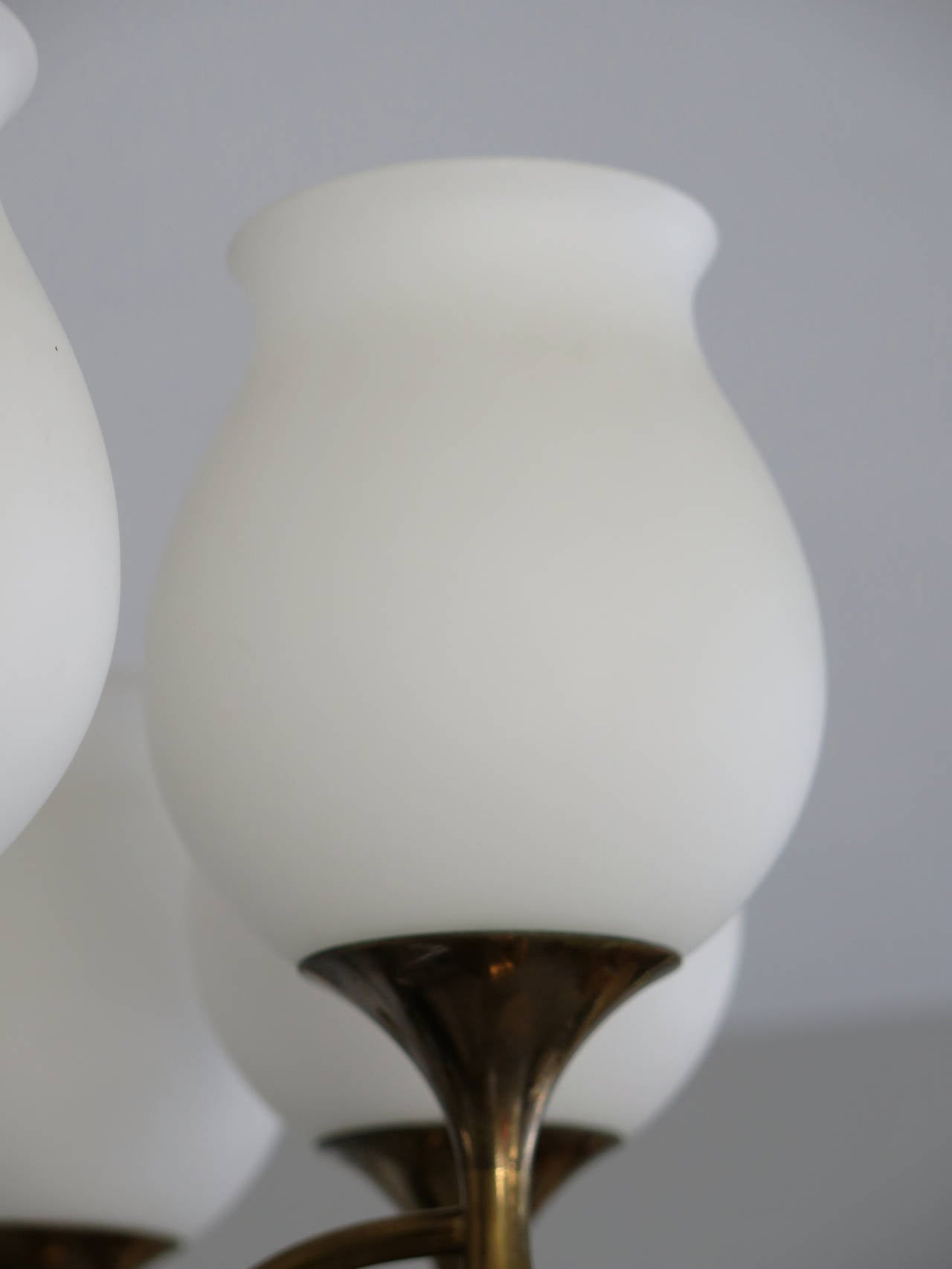 Frisman Vintage Elegant Chandelier by Angelo Lelii for Arredoluce, Italy, circa 1956